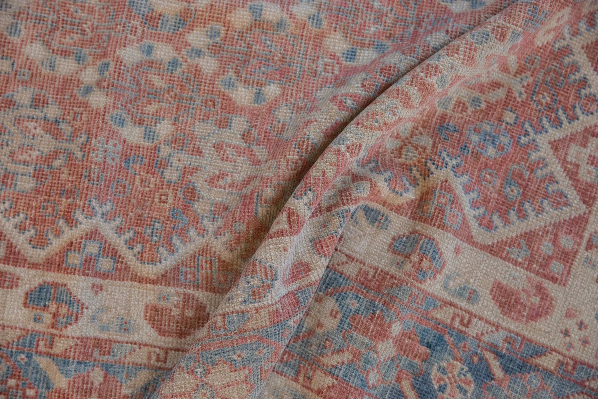 7.5x10 Vintage Distressed Qashqai Carpet - Image 9