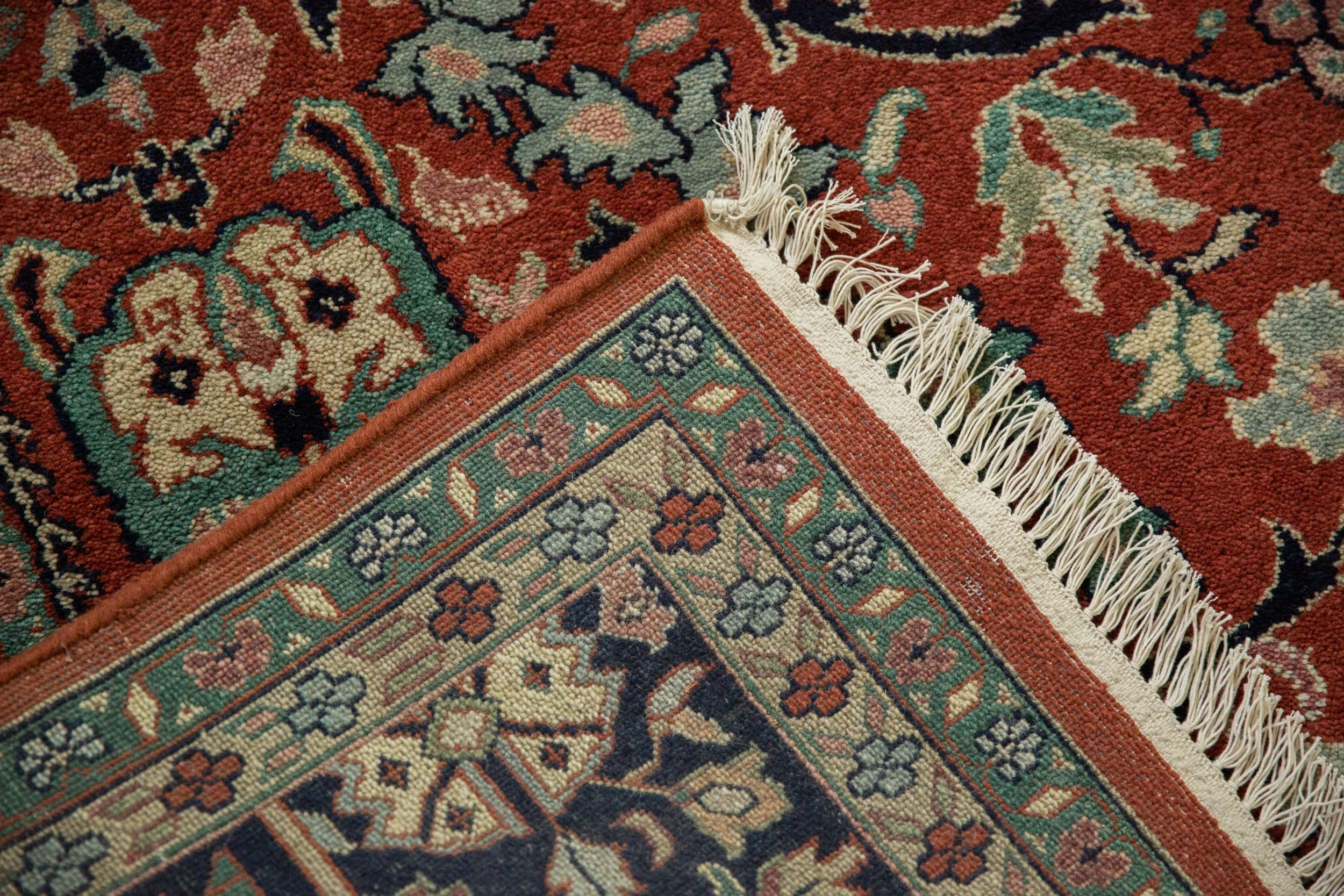 7.5x10 Vintage Indian Bijar Design Carpet - Image 11