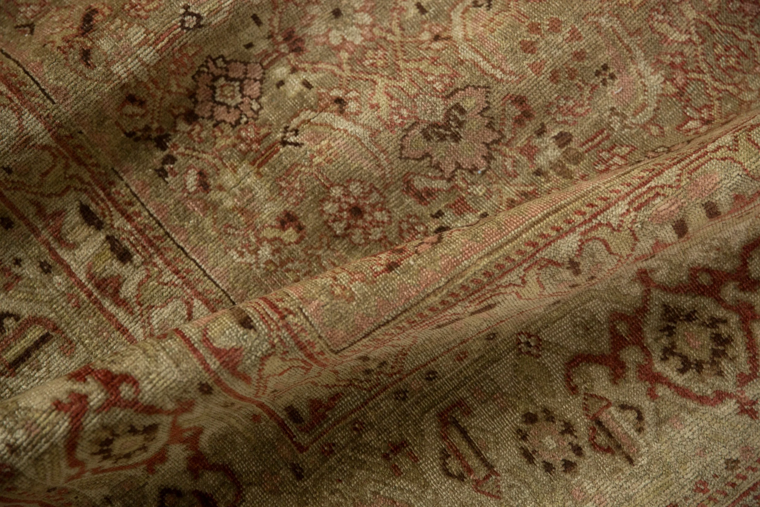 7.5x11.5 Antique Distressed Bijar Carpet - Image 12