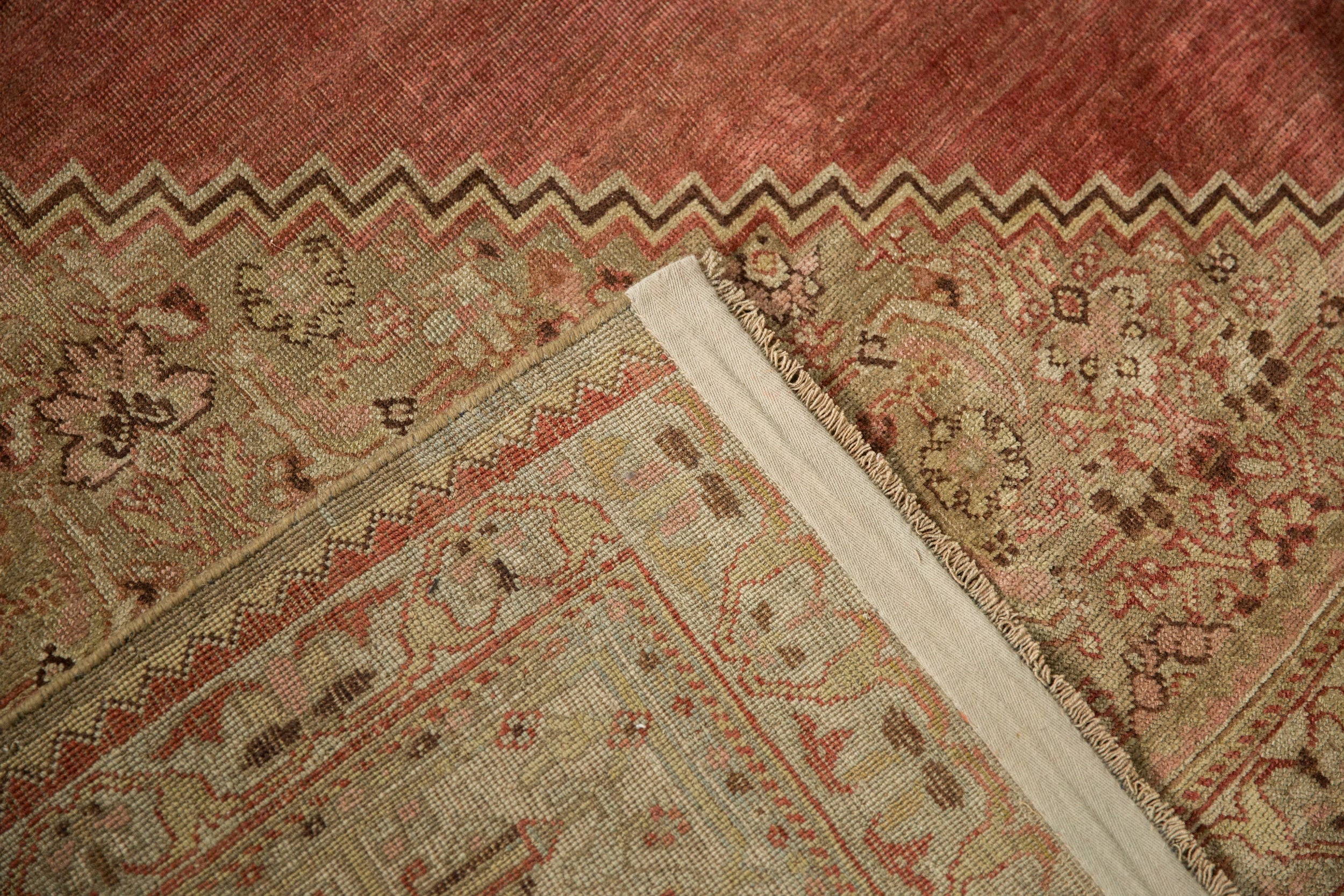 7.5x11.5 Antique Distressed Bijar Carpet - Image 13