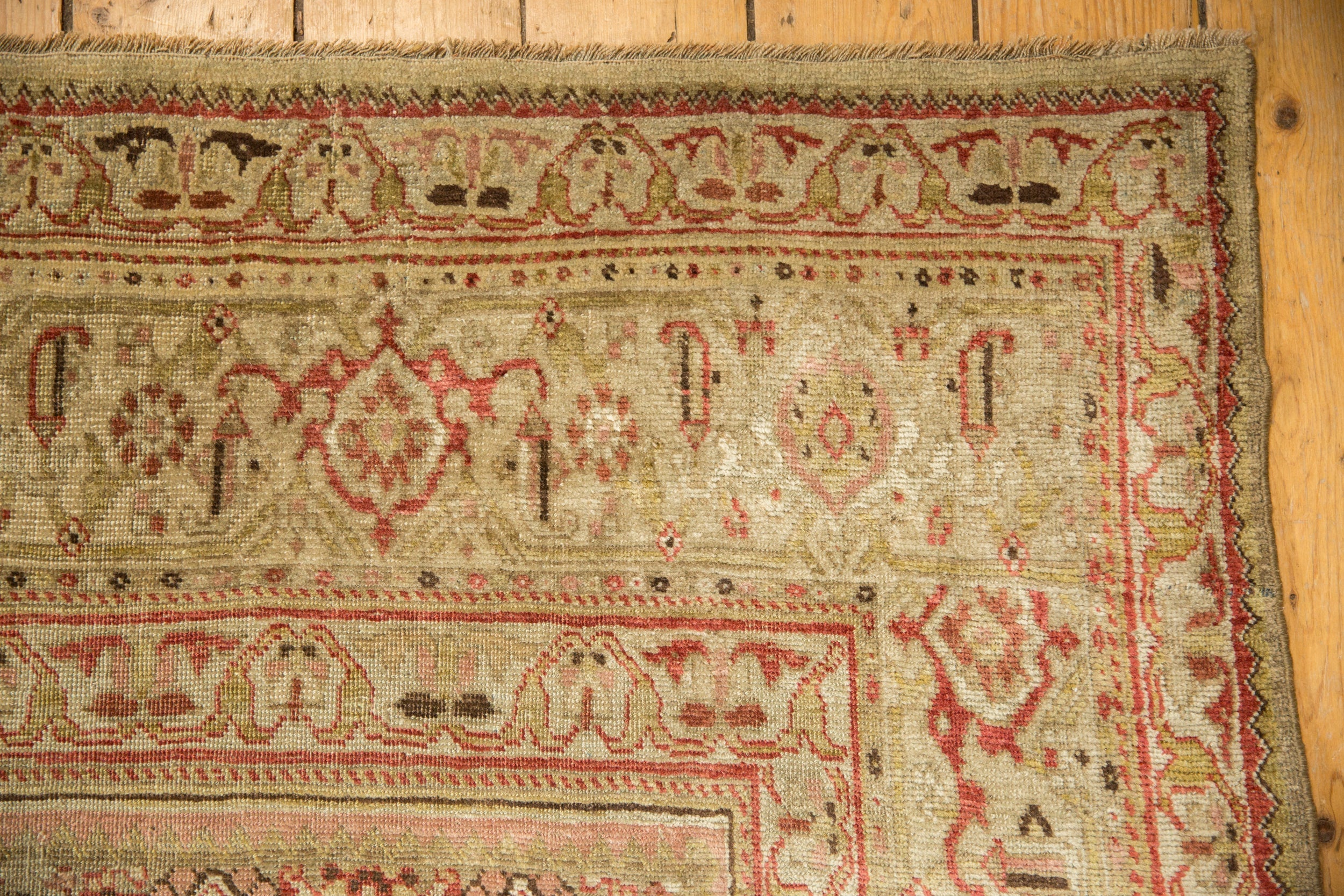 7.5x11.5 Antique Distressed Bijar Carpet - Image 3