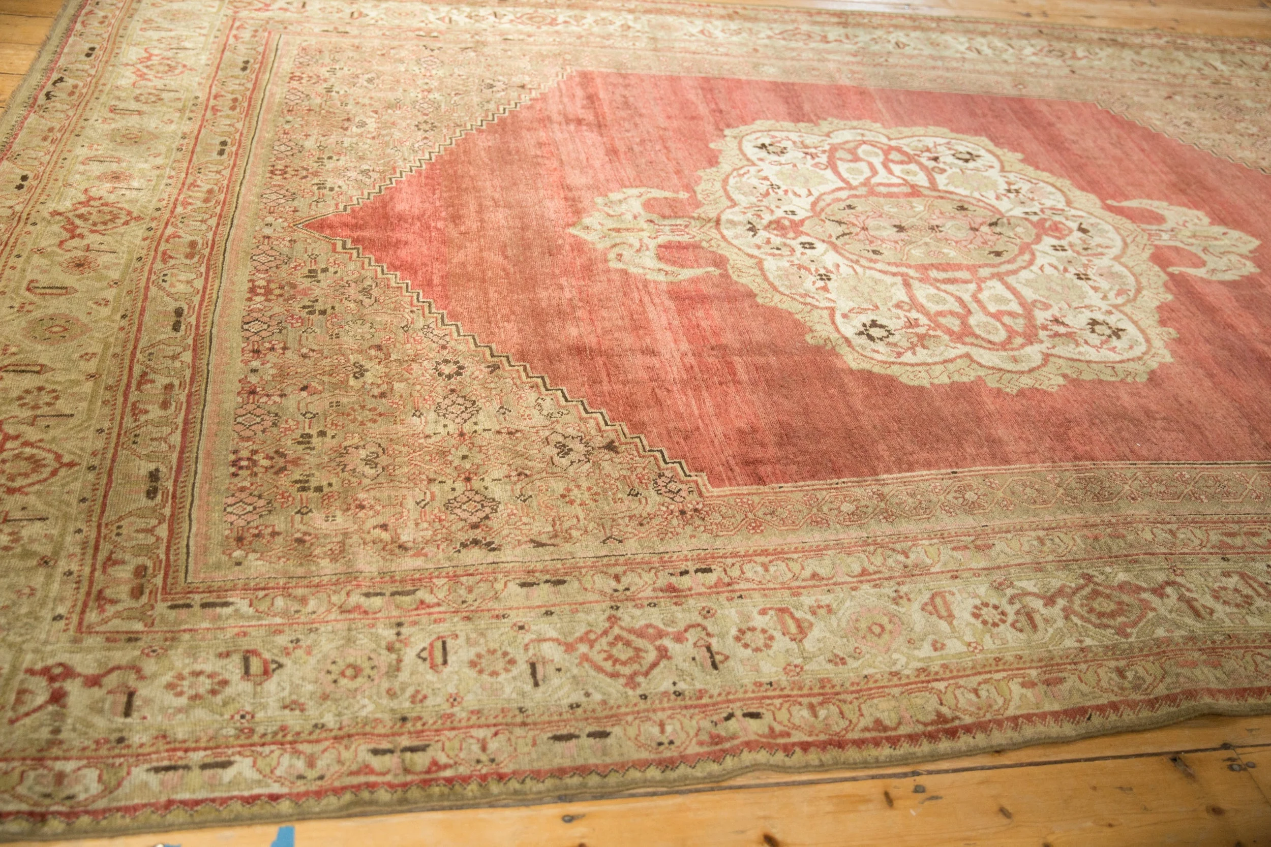 7.5x11.5 Antique Distressed Bijar Carpet - Image 6