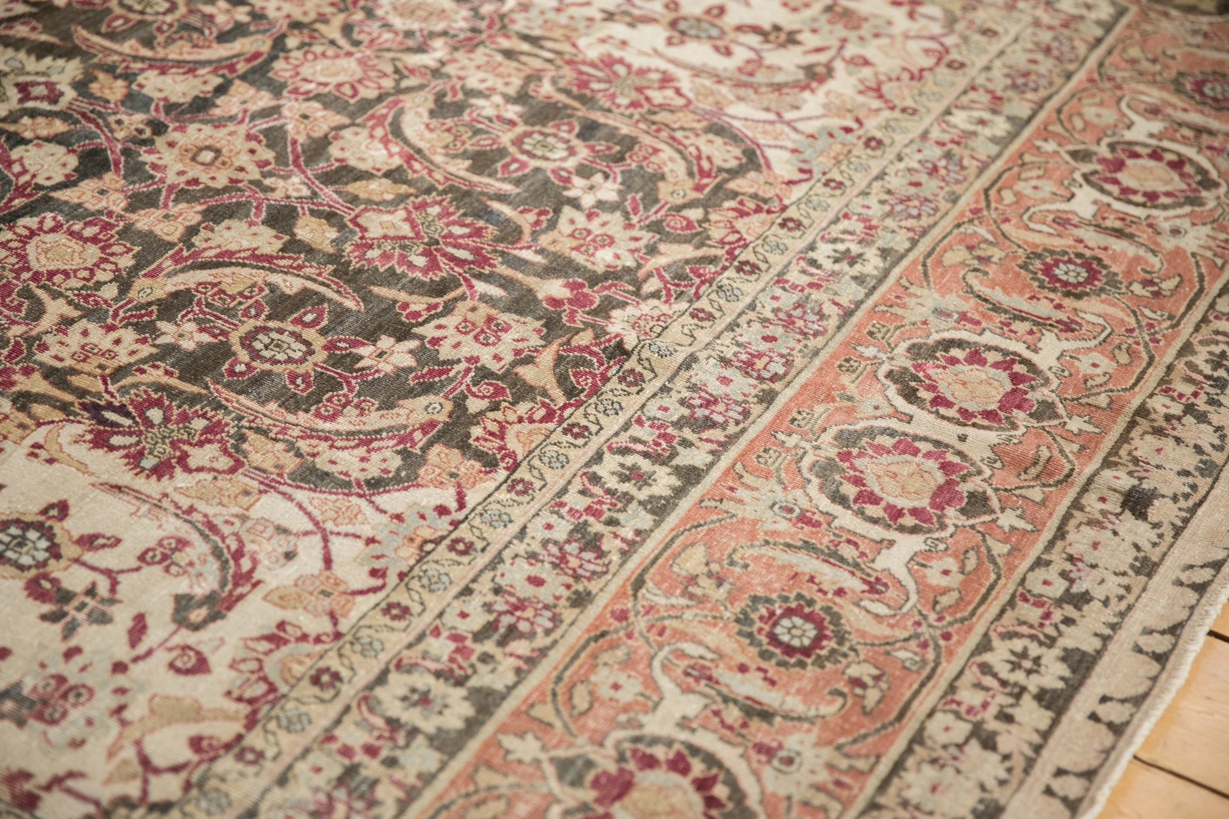 7.5x11.5 Vintage Tabriz Carpet - Image 5
