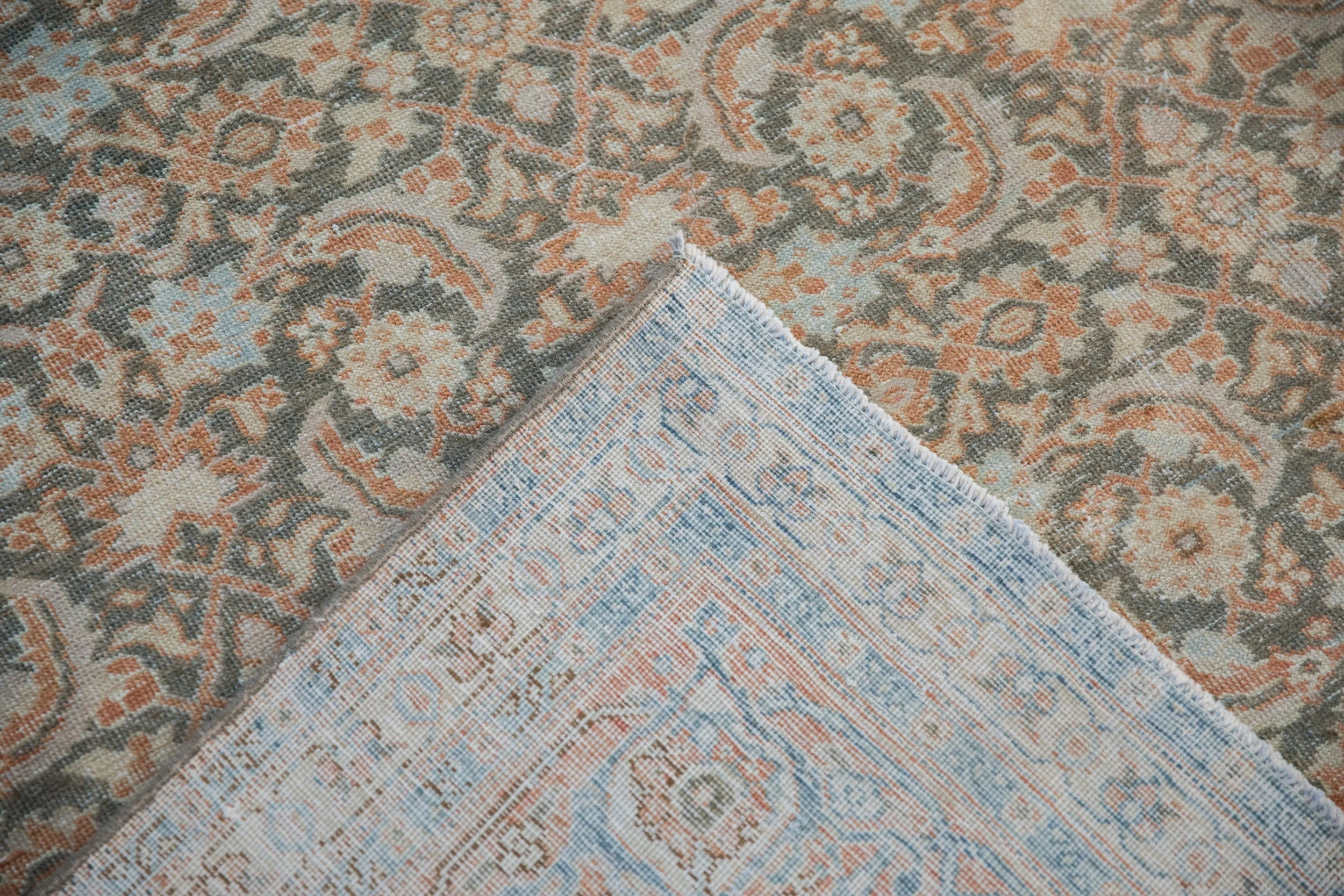 7.5x11 Vintage Distressed Tabriz Carpet - Image 12