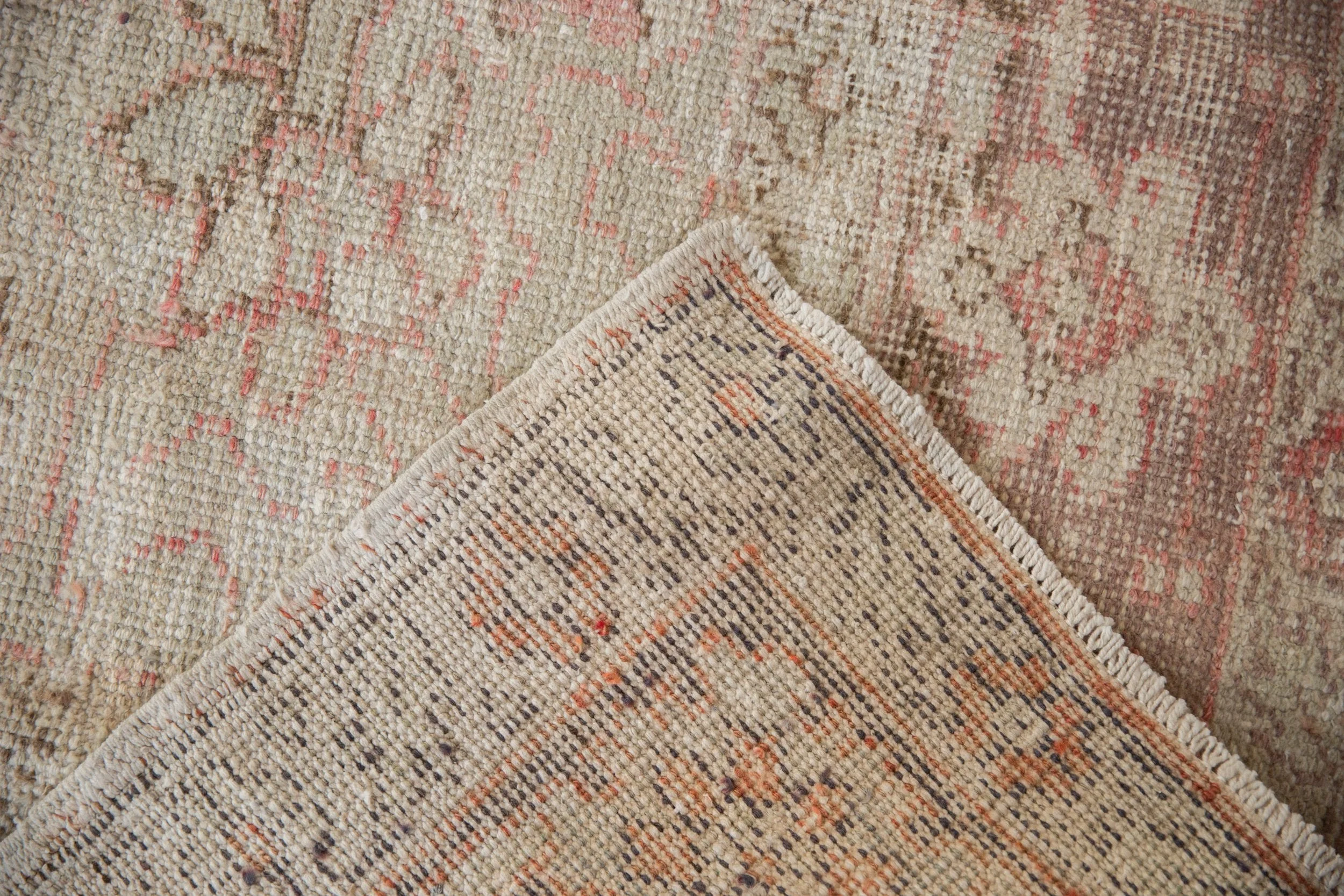 7.5x12 Vintage Distressed Oushak Carpet - Image 9