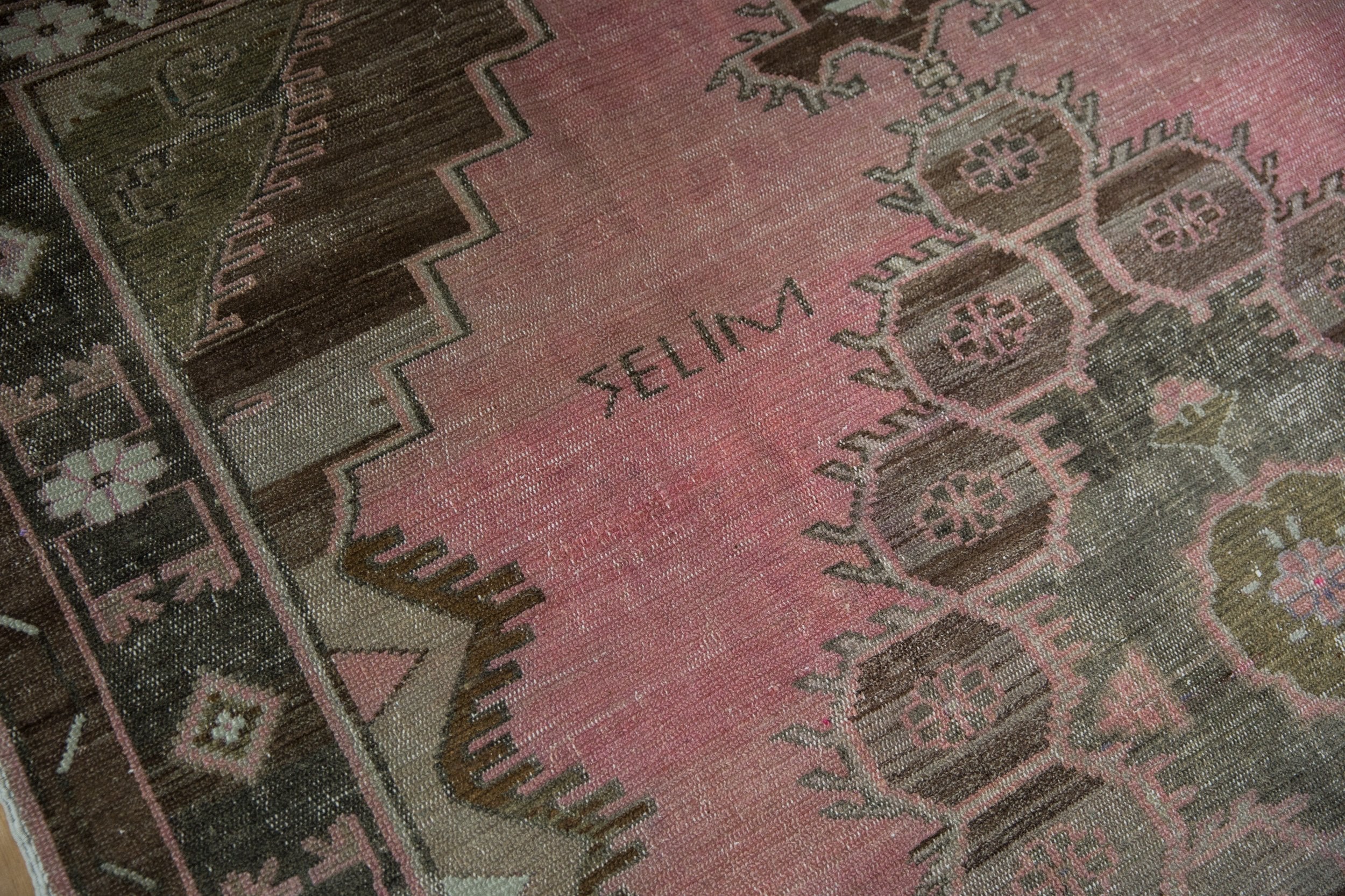 7.5x15.5 Vintage Distressed Kars Carpet Runner - Image 6