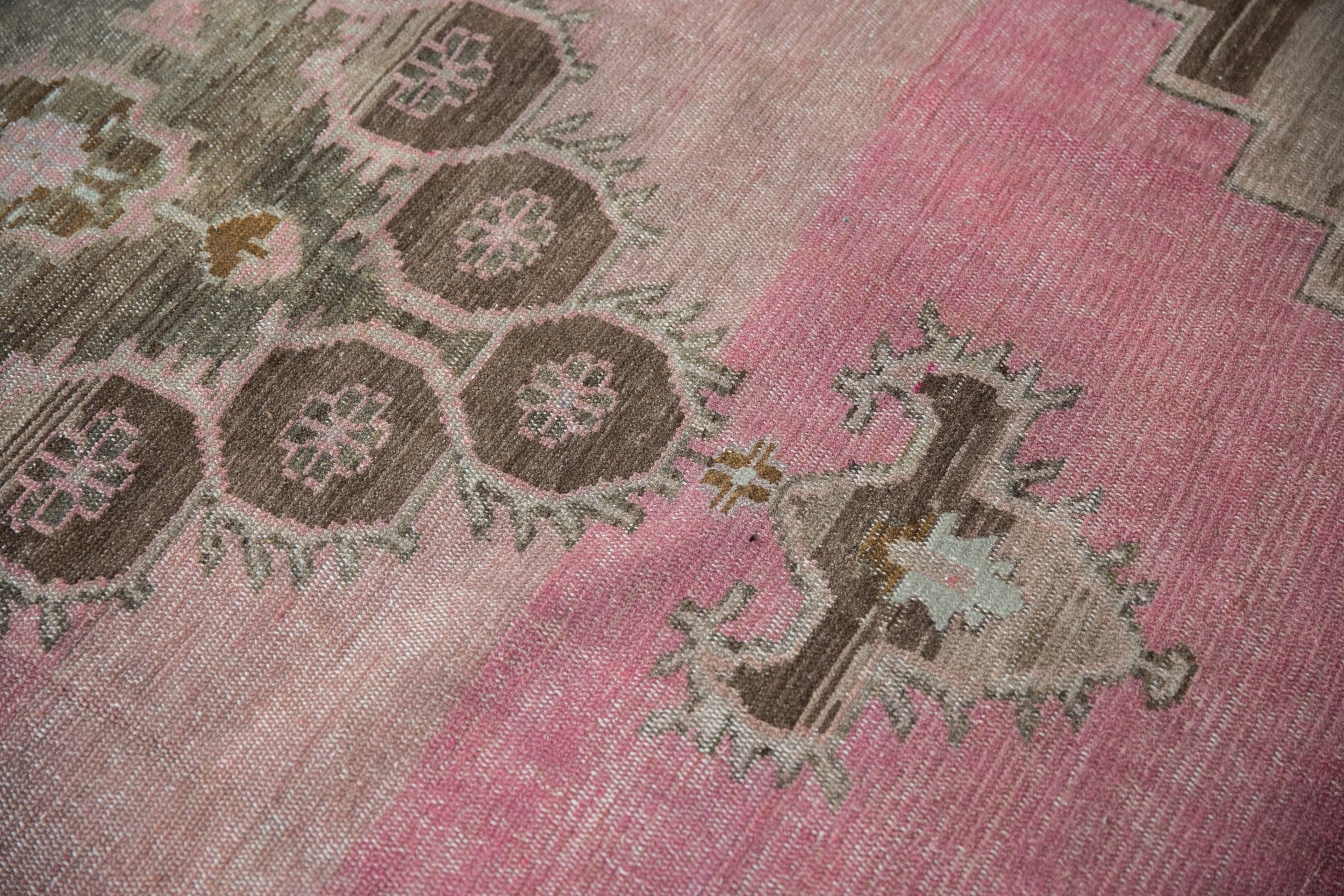7.5x15.5 Vintage Distressed Kars Carpet Runner - Image 9