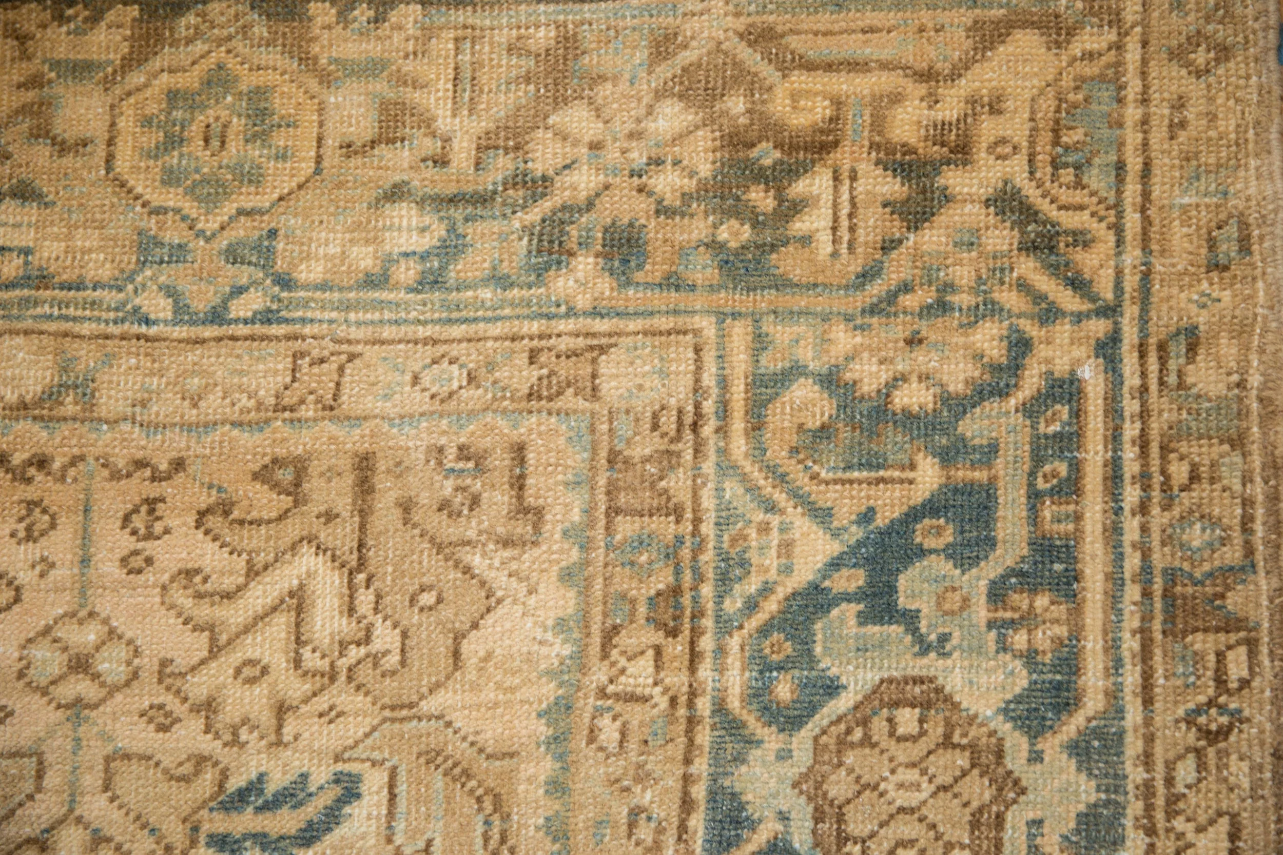 7.5x9.5 Vintage Distressed Heriz Carpet - Image 3