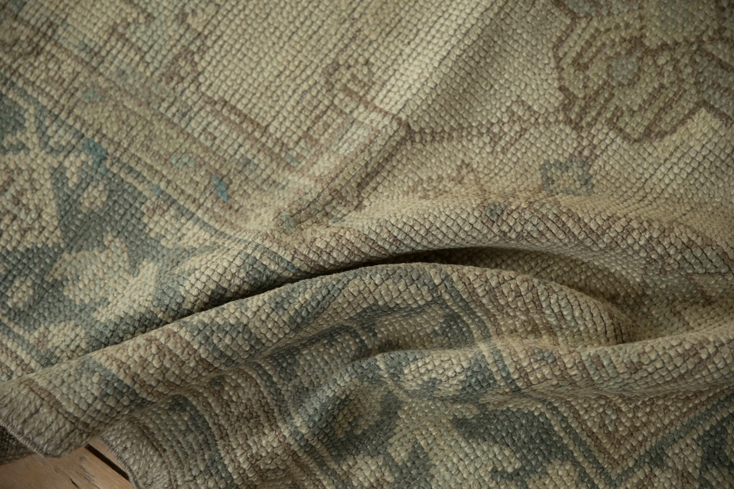 7.5x9.5 Vintage Distressed Oushak Carpet - Image 11