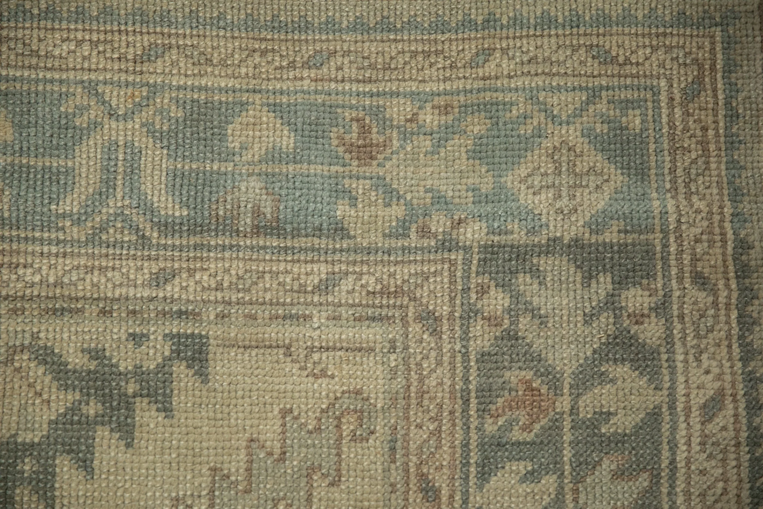 7.5x9.5 Vintage Distressed Oushak Carpet - Image 3