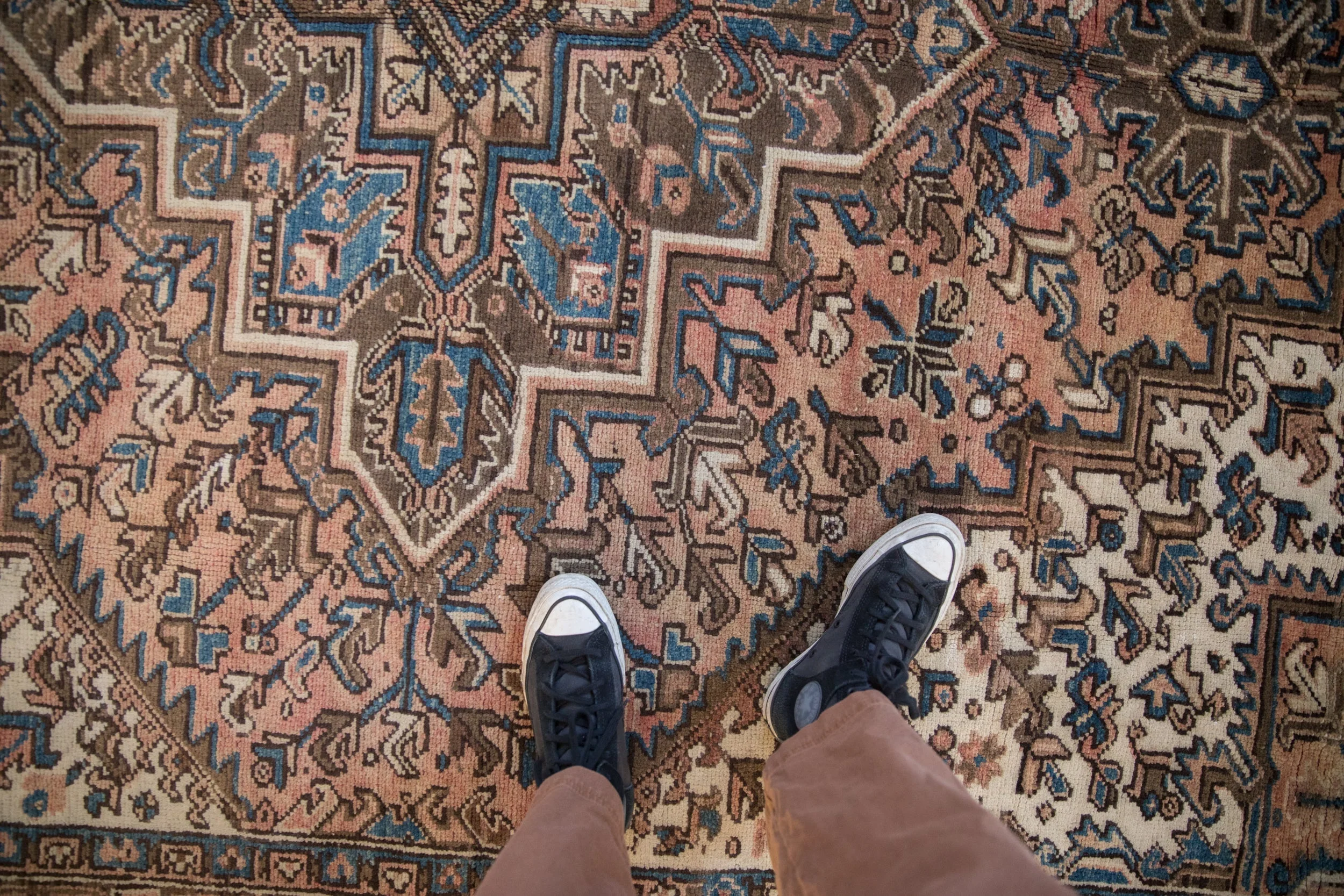 7.5x9.5 Vintage Mehrivan Carpet - Image 2