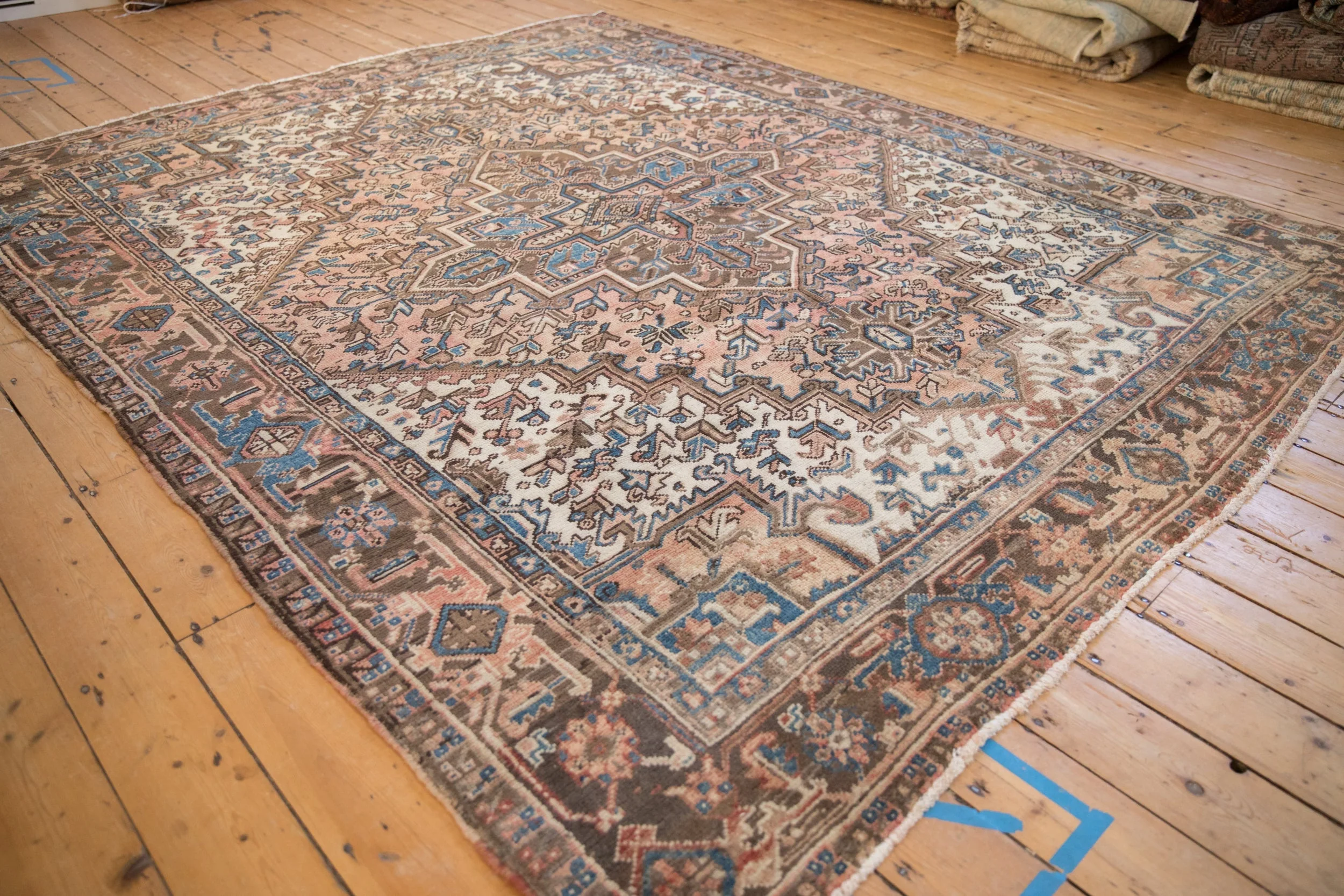 7.5x9.5 Vintage Mehrivan Carpet - Image 4
