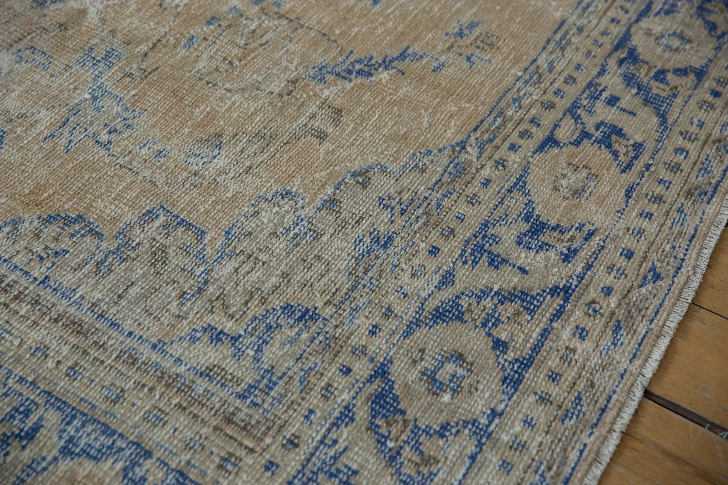 7.5x9 Vintage Distressed Oushak Carpet - Image 5