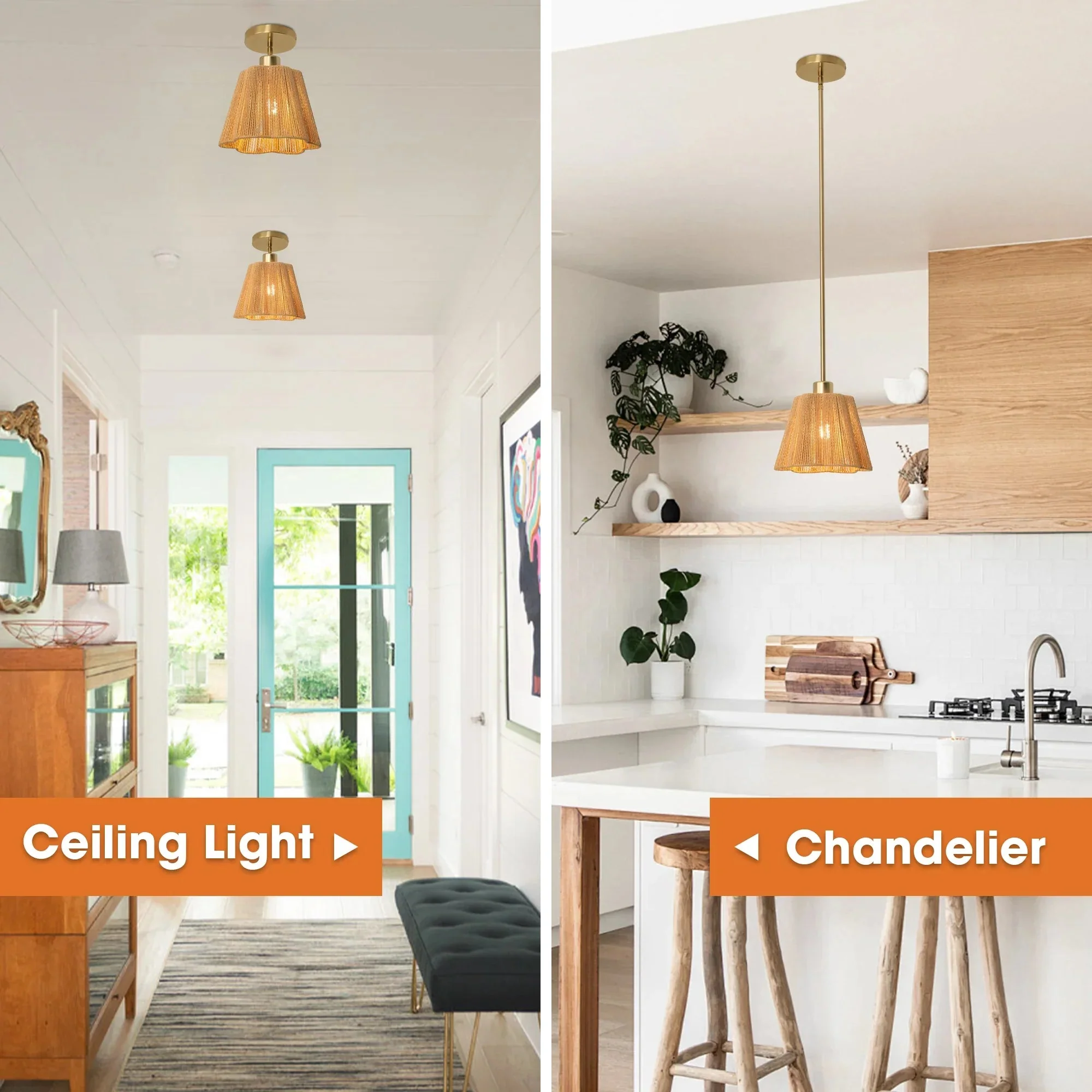 7 Inch Elsa 1-Light Island Pendant Light - Image 4