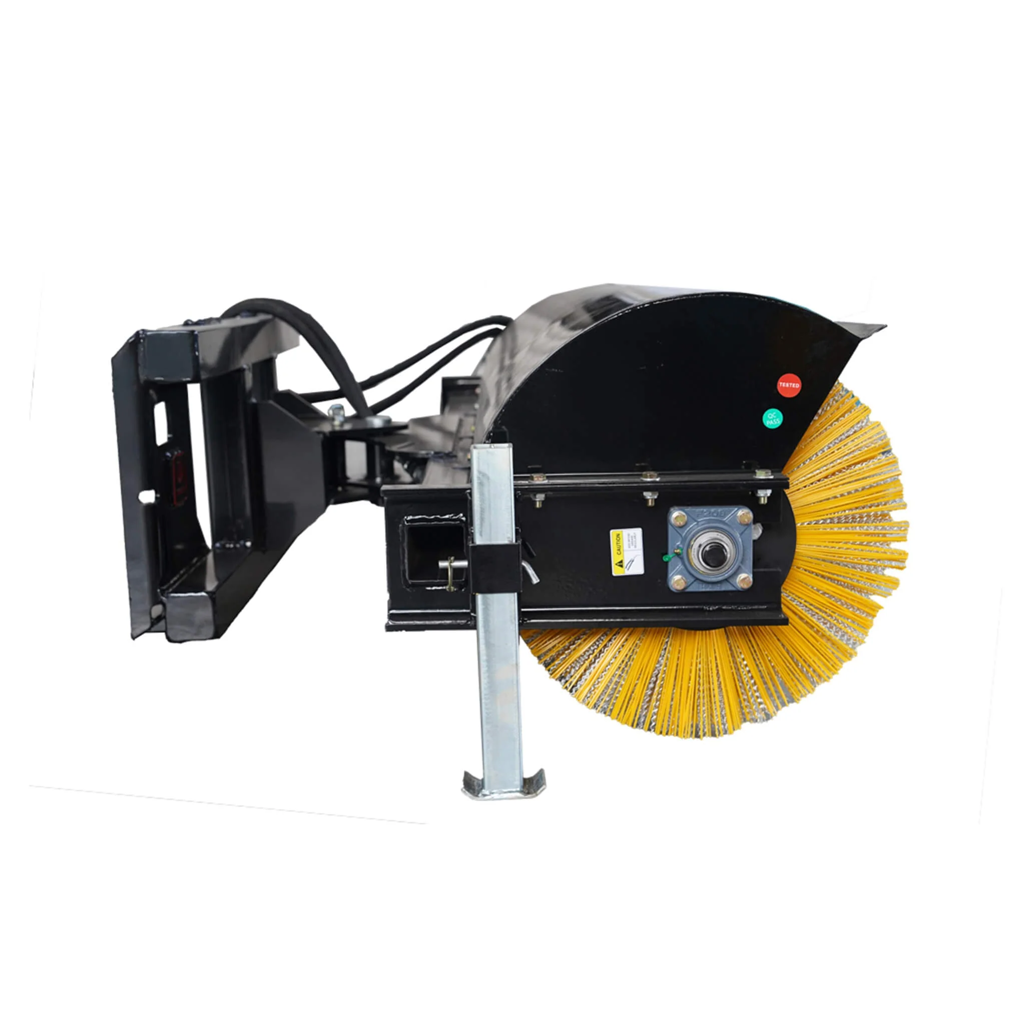 72-Inch Heavy-Duty Skid Steer Hydraulic Rotary Angle Broom Sweeper (SAK97846) - Image 12