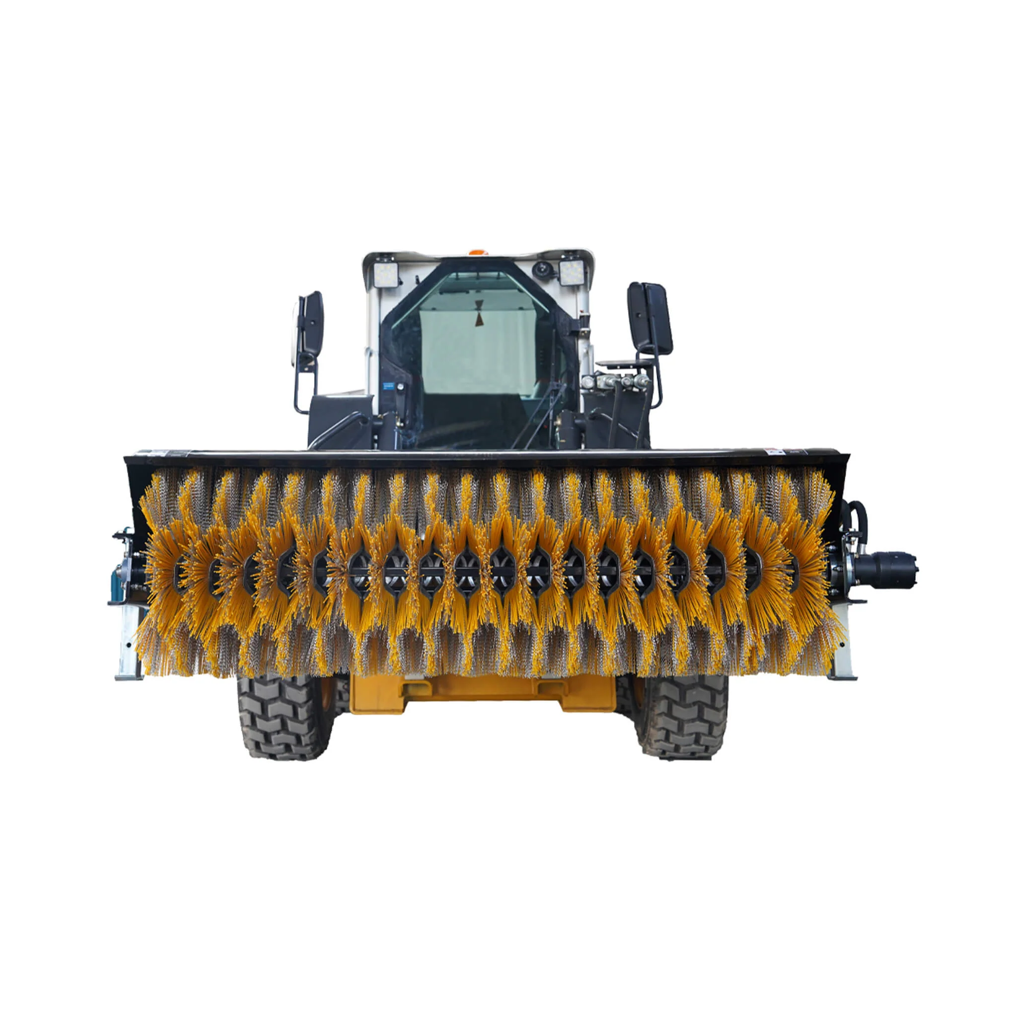 72-Inch Heavy-Duty Skid Steer Hydraulic Rotary Angle Broom Sweeper (SAK97846) - Image 4