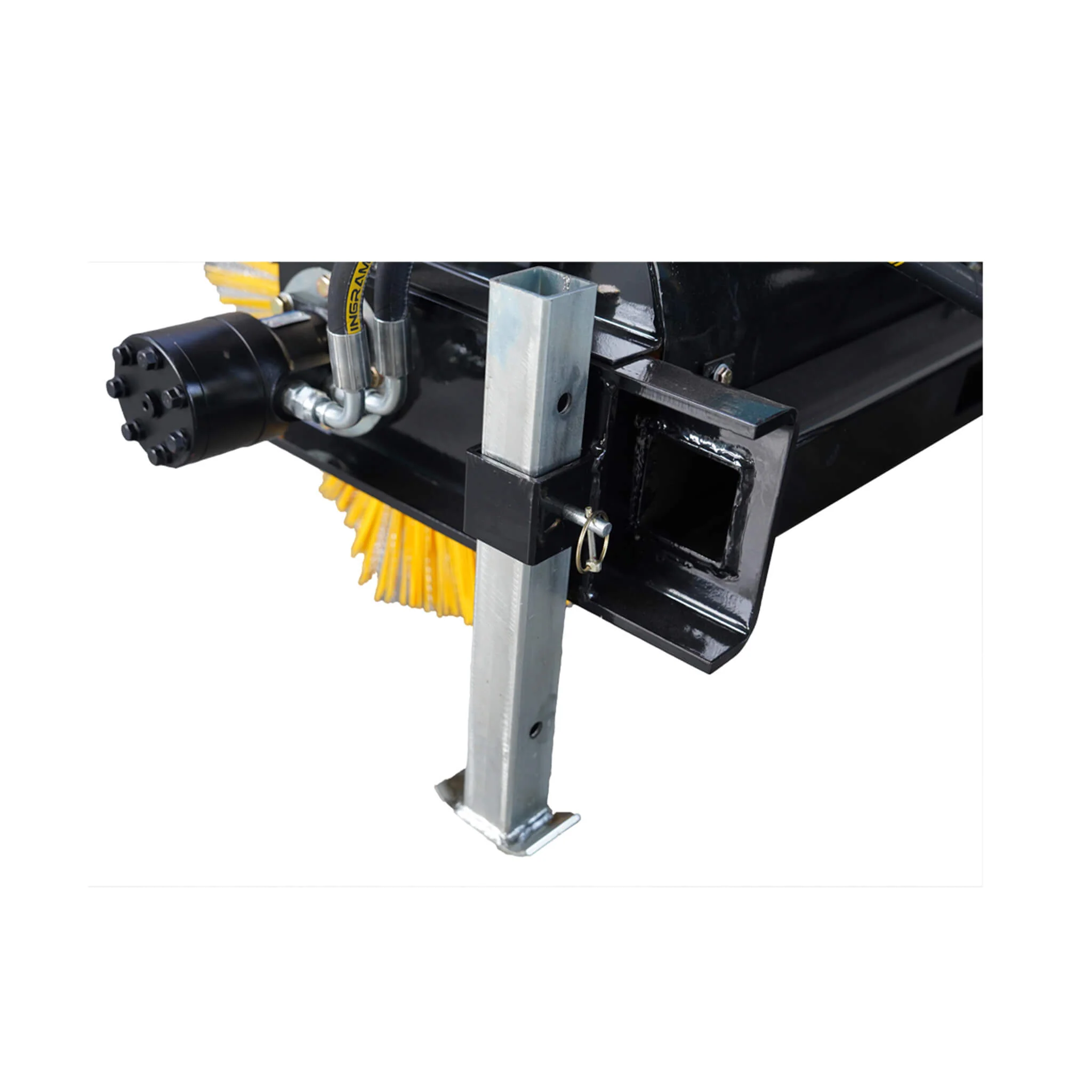 72-Inch Heavy-Duty Skid Steer Hydraulic Rotary Angle Broom Sweeper (SAK97846) - Image 8