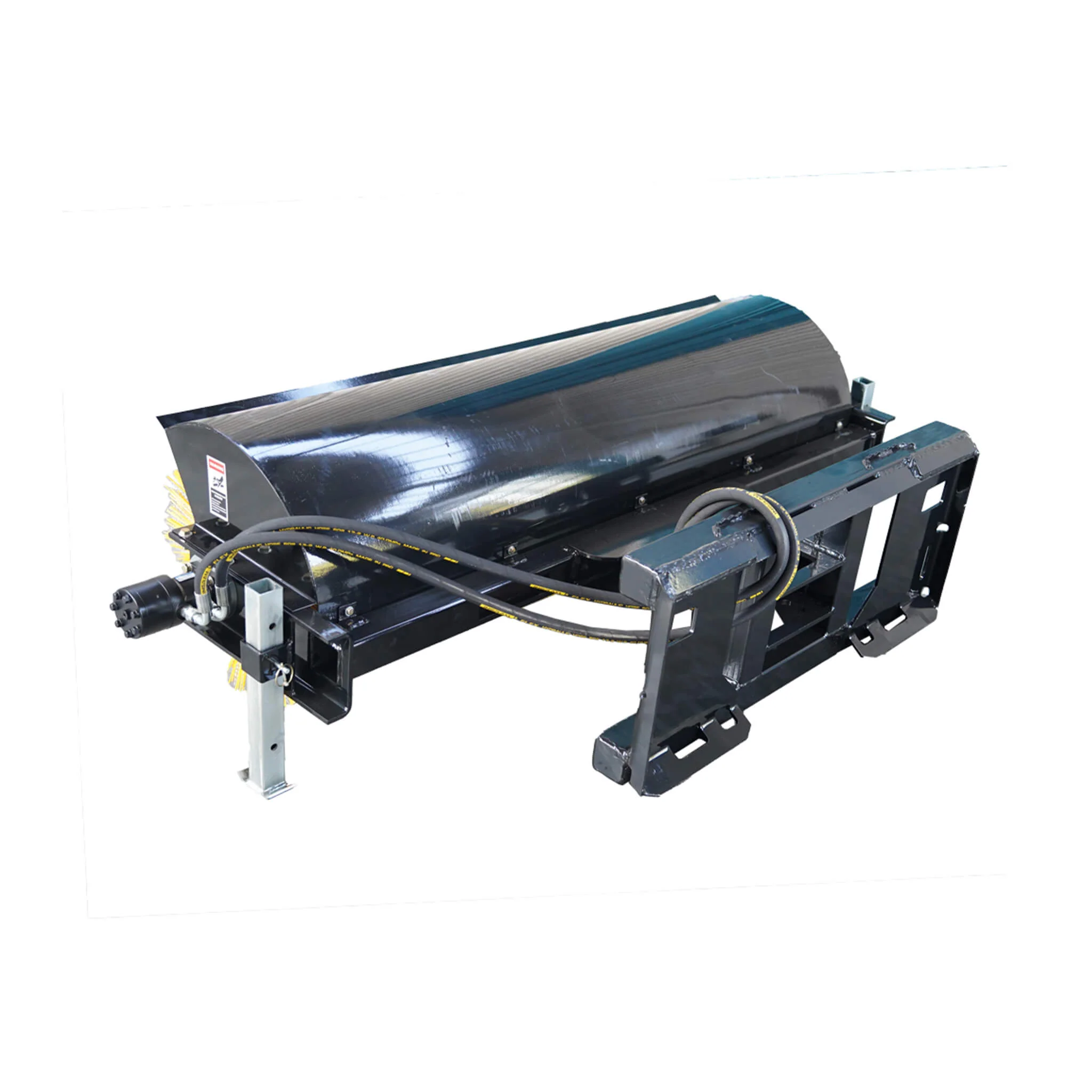72-Inch Heavy-Duty Skid Steer Hydraulic Rotary Angle Broom Sweeper (SAK97846) - Image 9