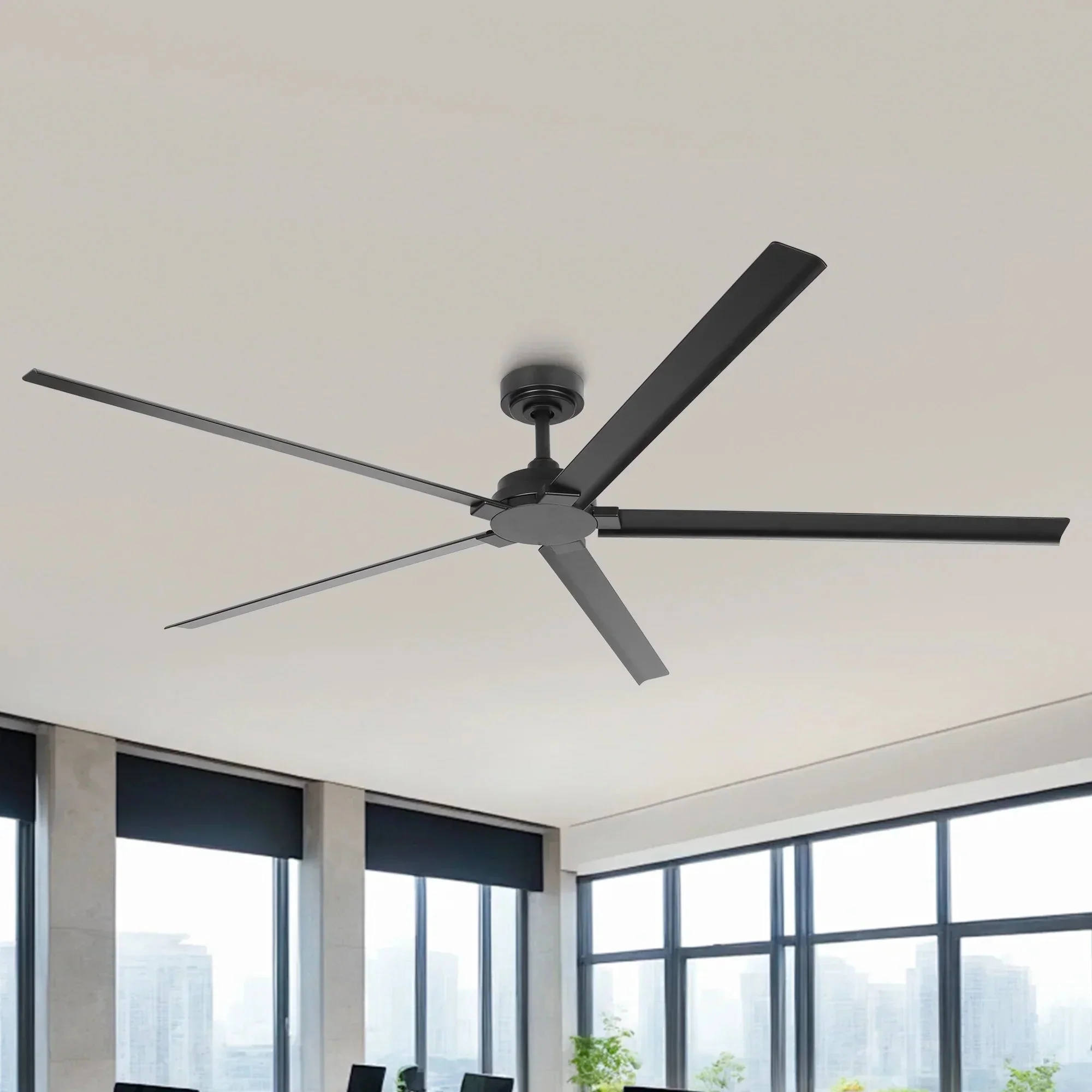 72 Inch 84 Inch Winni IPX4 Outdoor Downrod Mount Ceiling Fan With Remote Control - Image 24