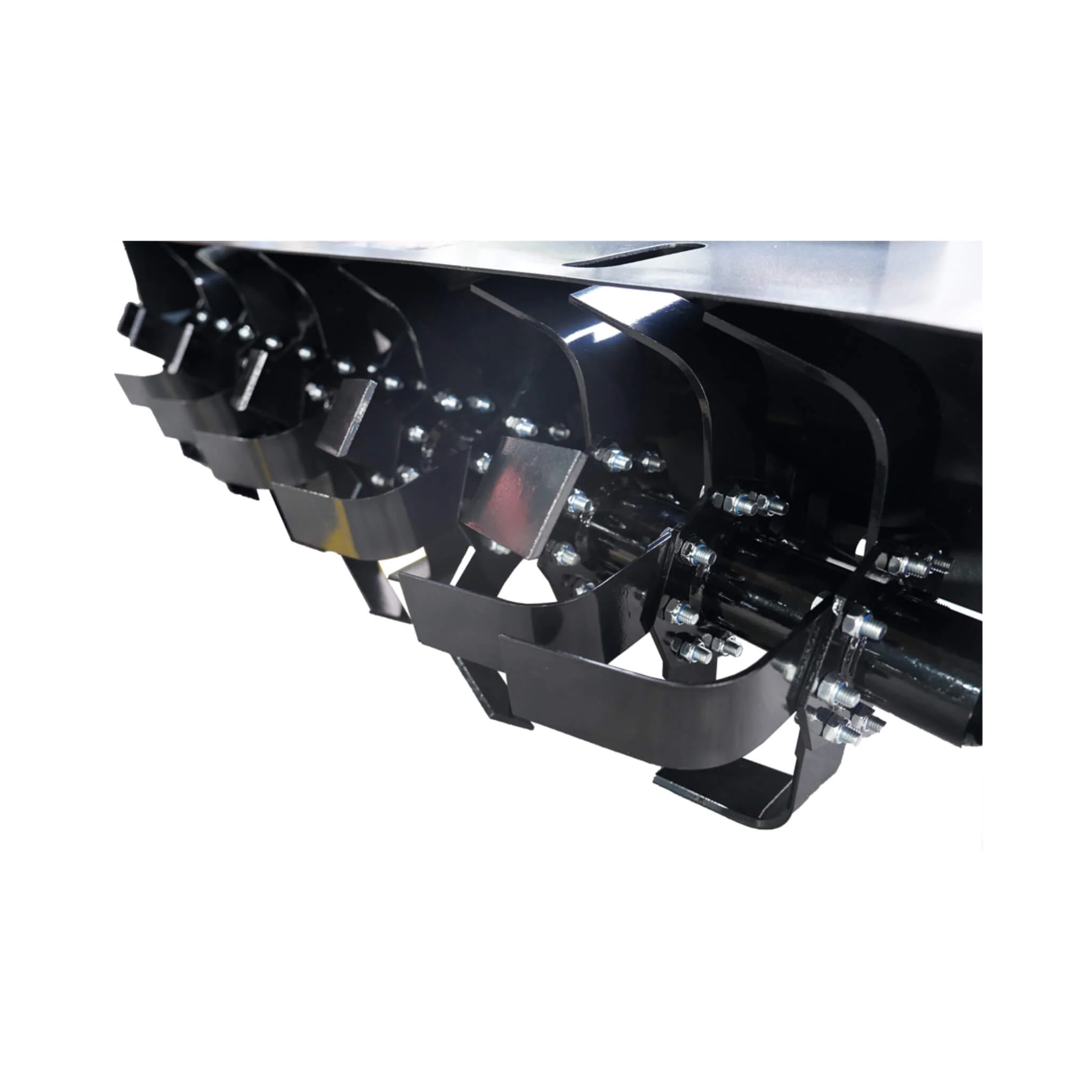 72-Inch Heavy Duty Hydraulic Skid Steer Soil Cultivator Roto Tiller Attachment (SAK45187) - Image 3