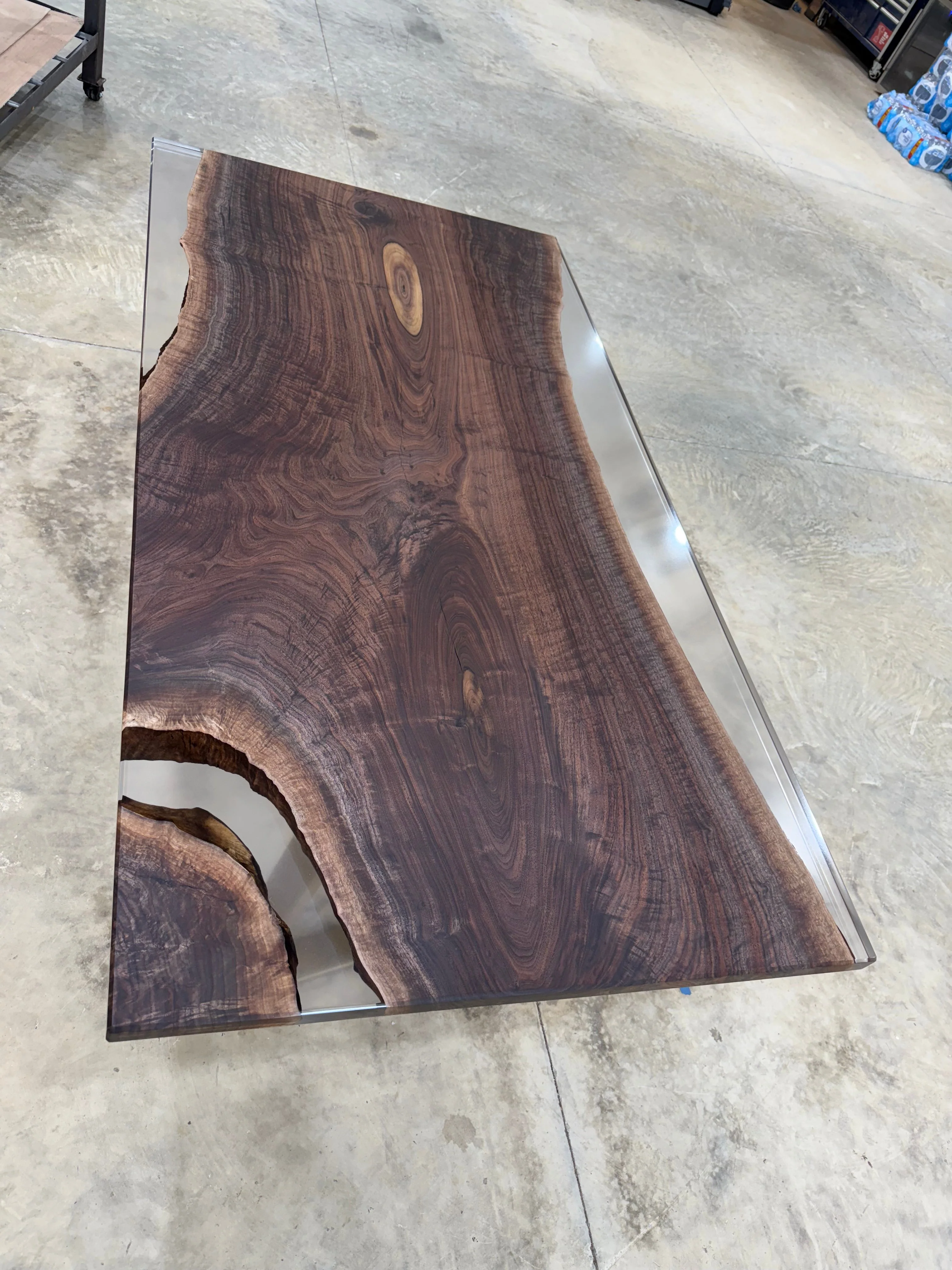 72x38 Walnut Slab Clear Cast - Image 2