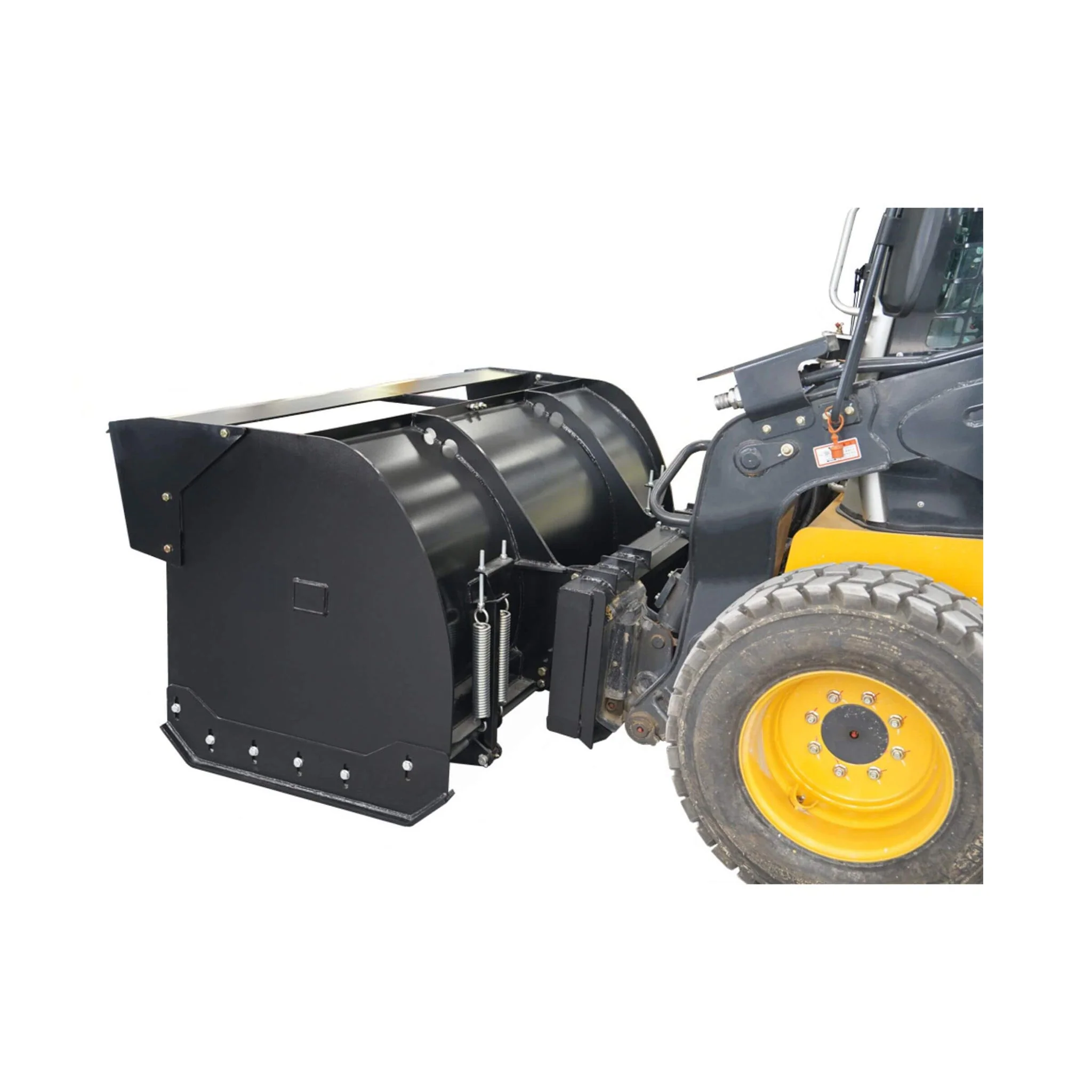 74-Inch Heavy-Duty Skid Steer Trip Edge Snow Pusher Attachment (SAK34098) - Image 5