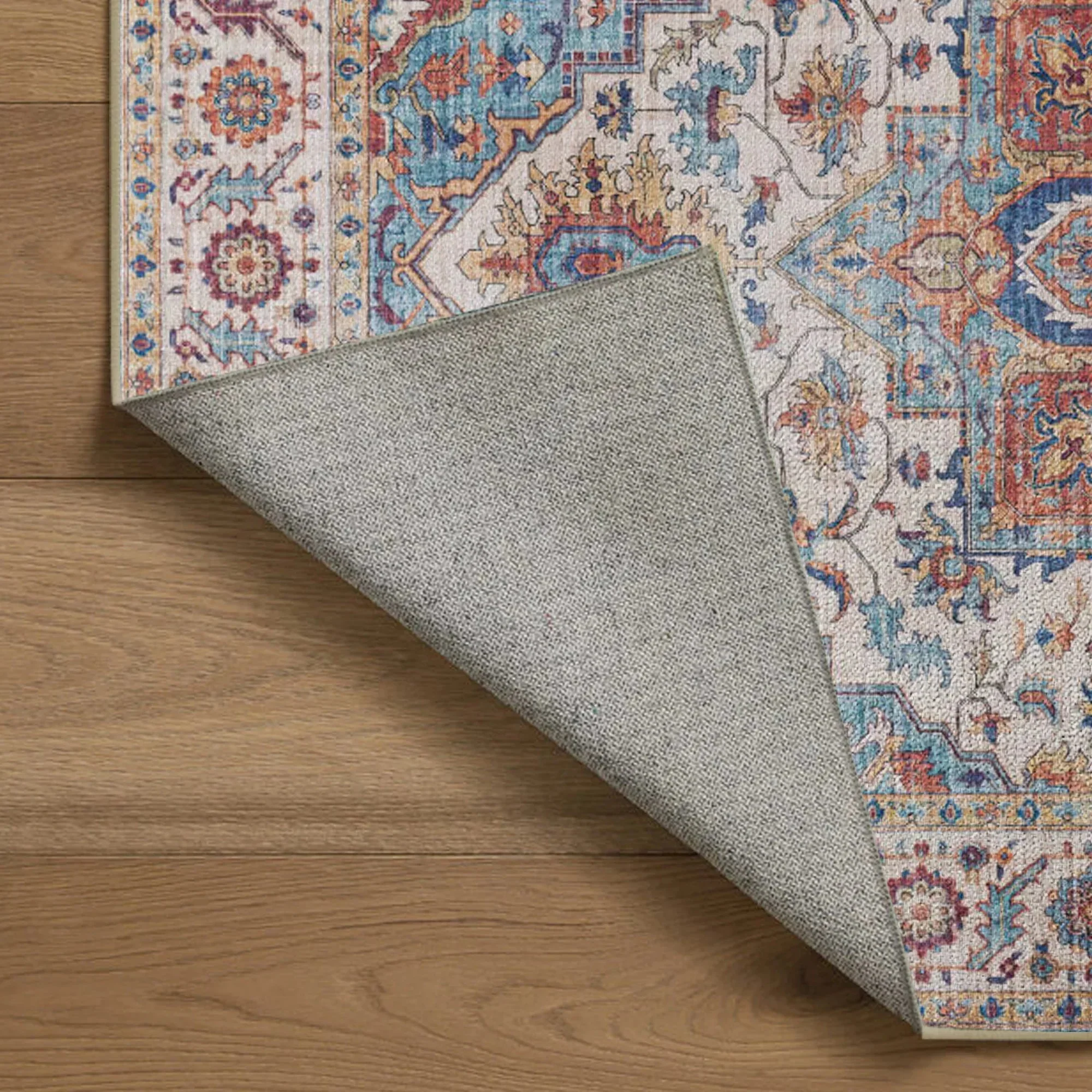 7ft x 5ft Vintage Indoor Non-Slip Washable Large  Area Rugs for Bedroom Living Room - Image 29