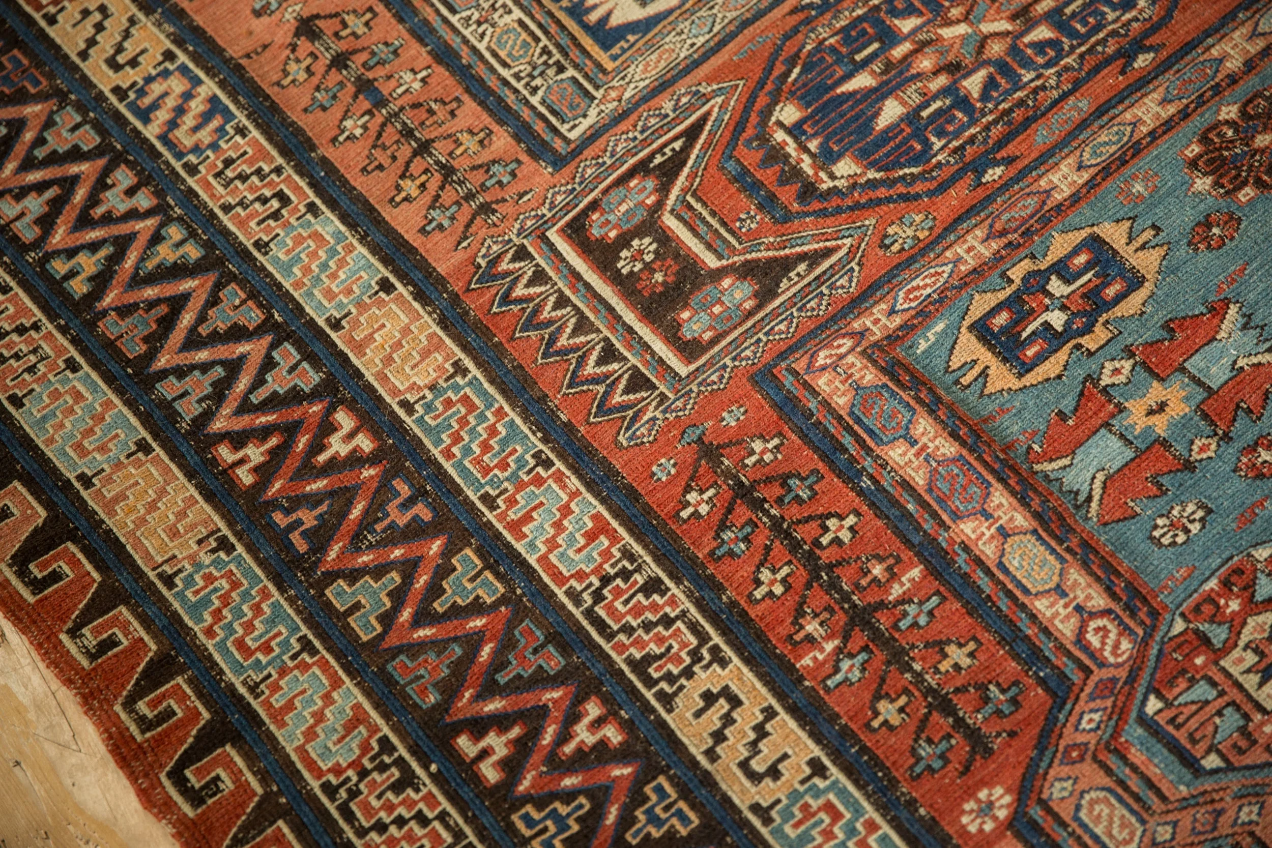 7x10.5 Antique Soumac Design Carpet - Image 14