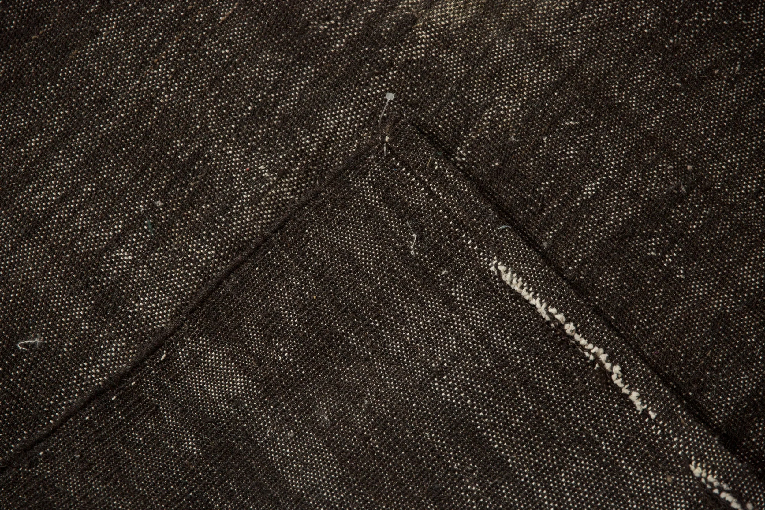 7x10.5 Vintage Turkish Kilim Carpet - Image 11