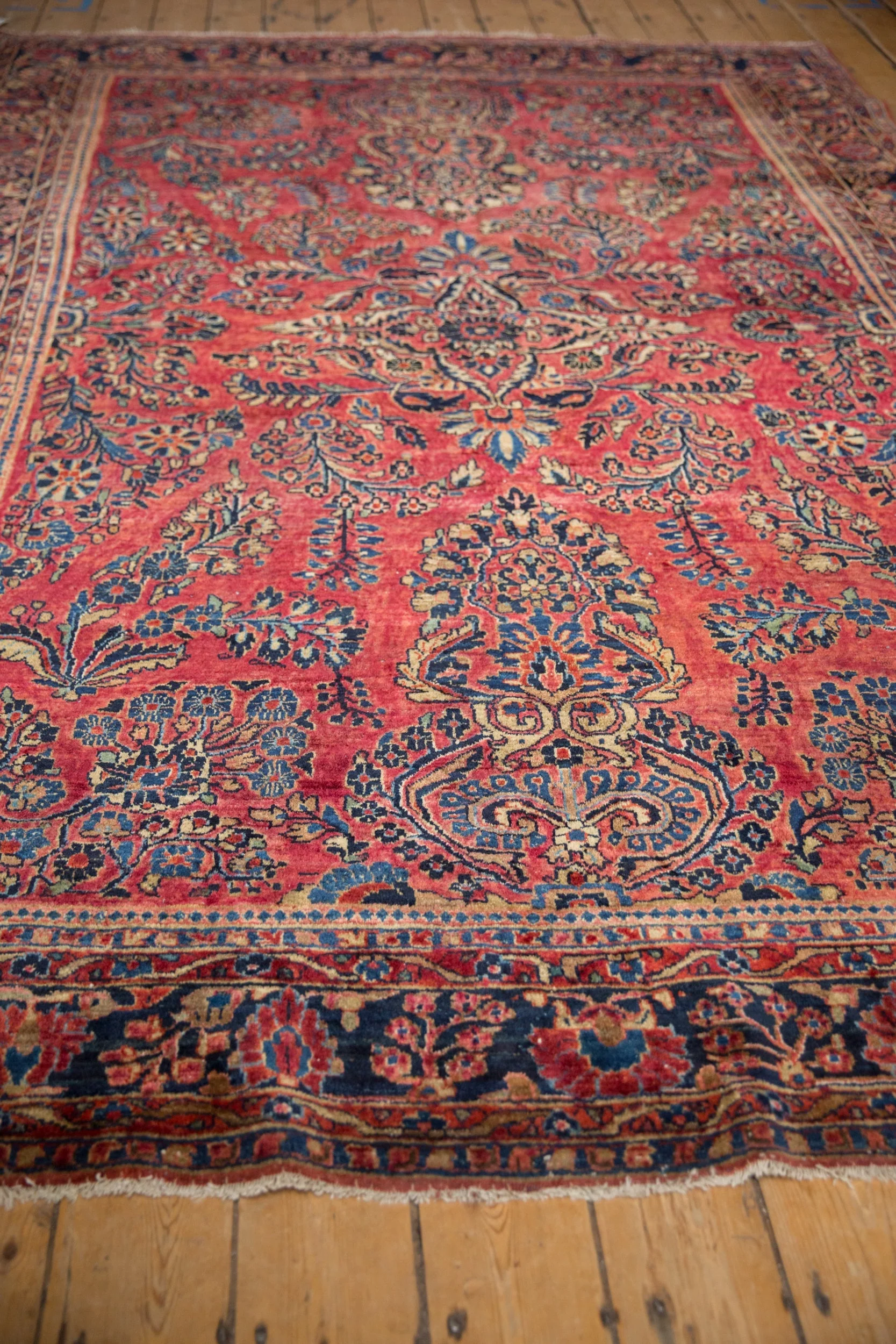 7x10 Antique American Sarouk Carpet - Image 6