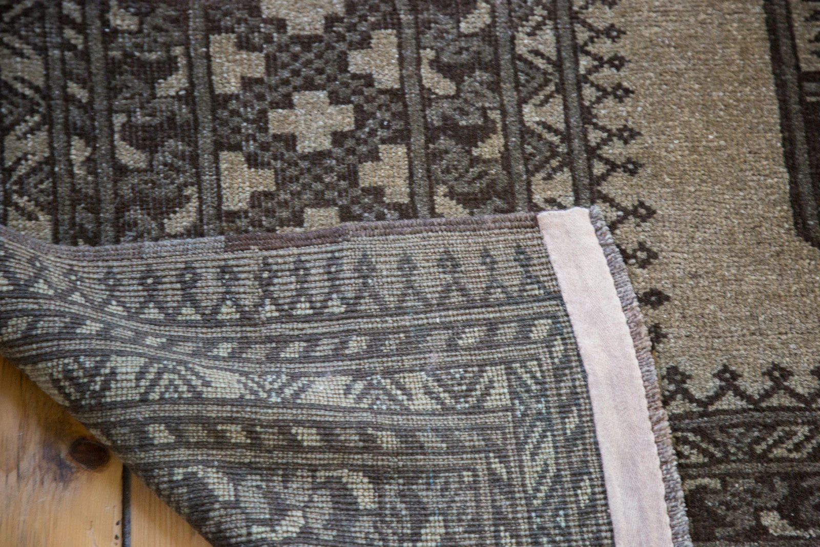 7x10 Vintage Afghani Carpet - Image 8