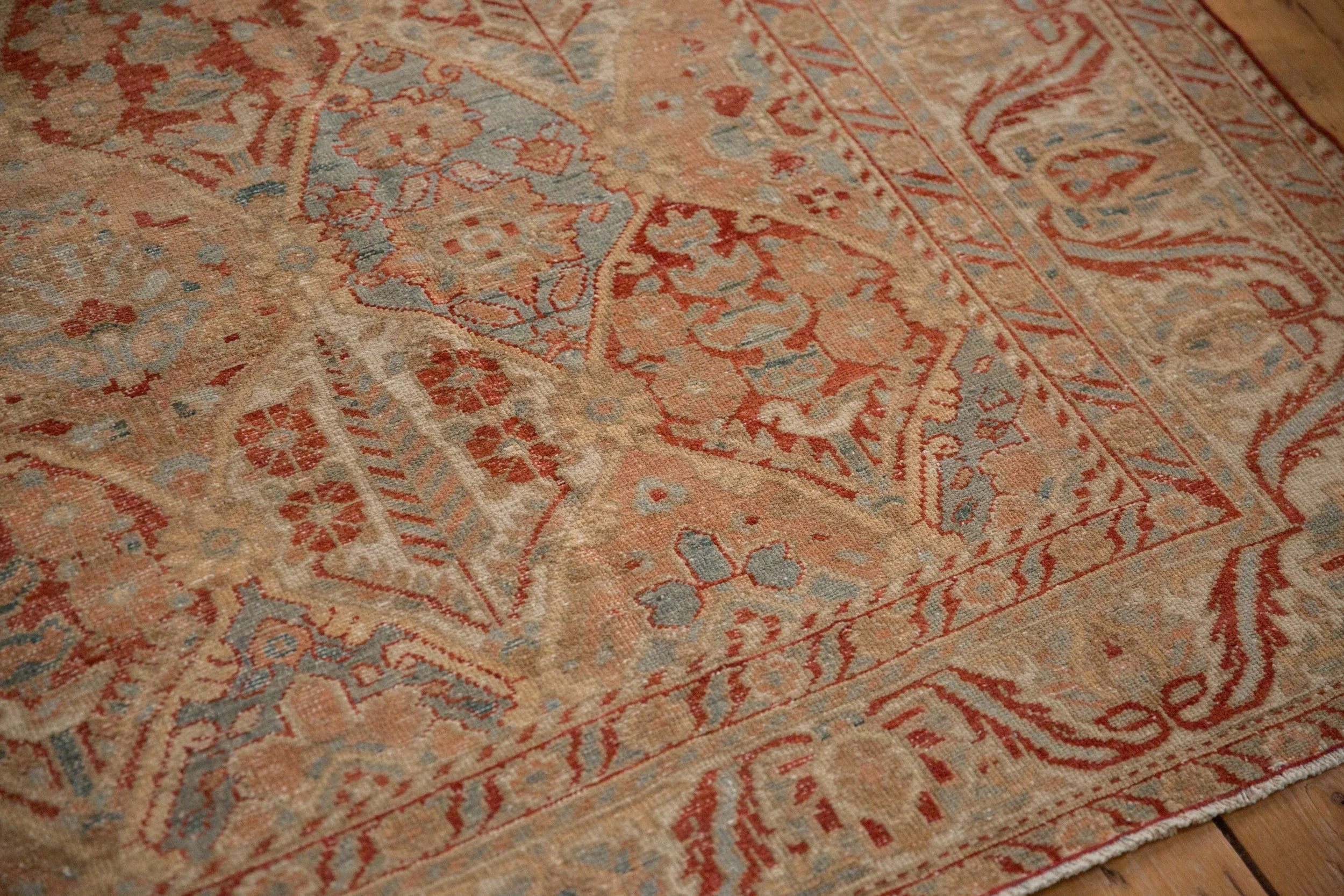 7x10 Vintage Distressed Bakhtiari Carpet - Image 10