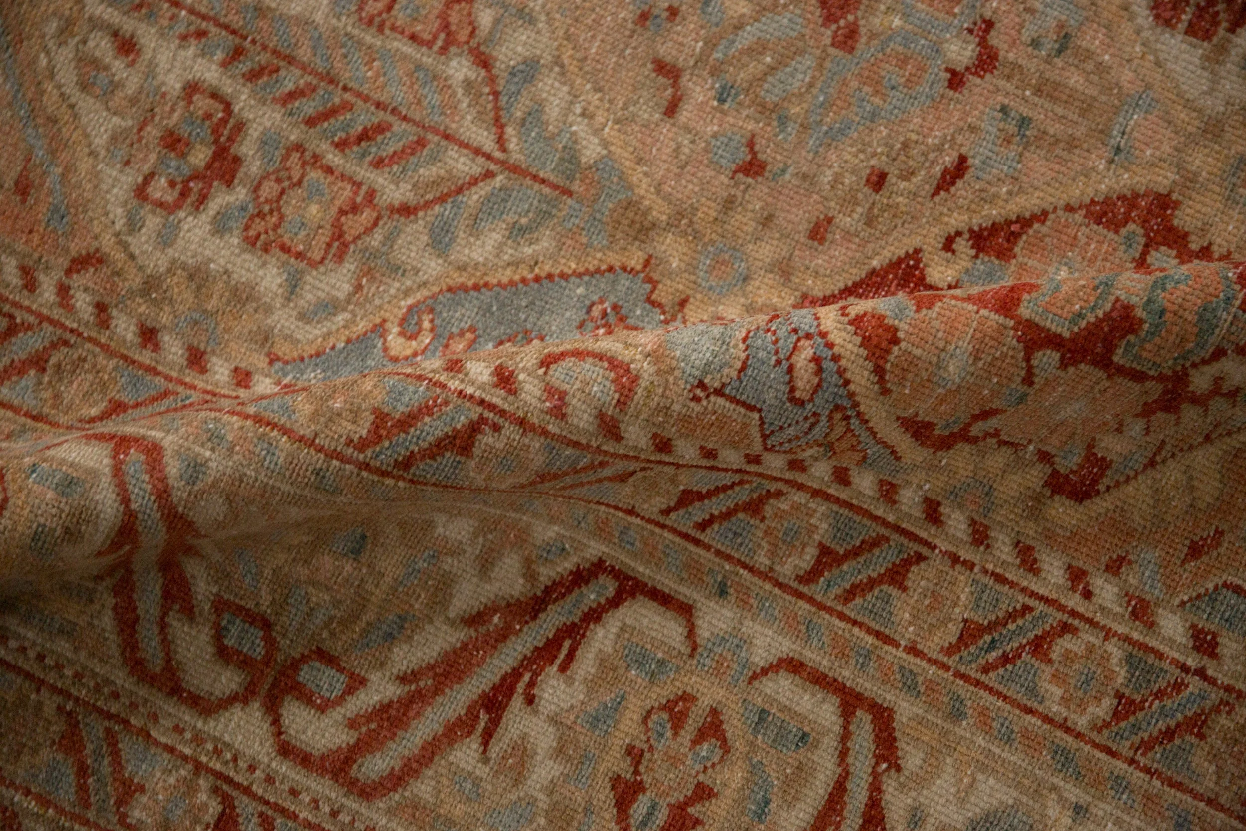 7x10 Vintage Distressed Bakhtiari Carpet - Image 11