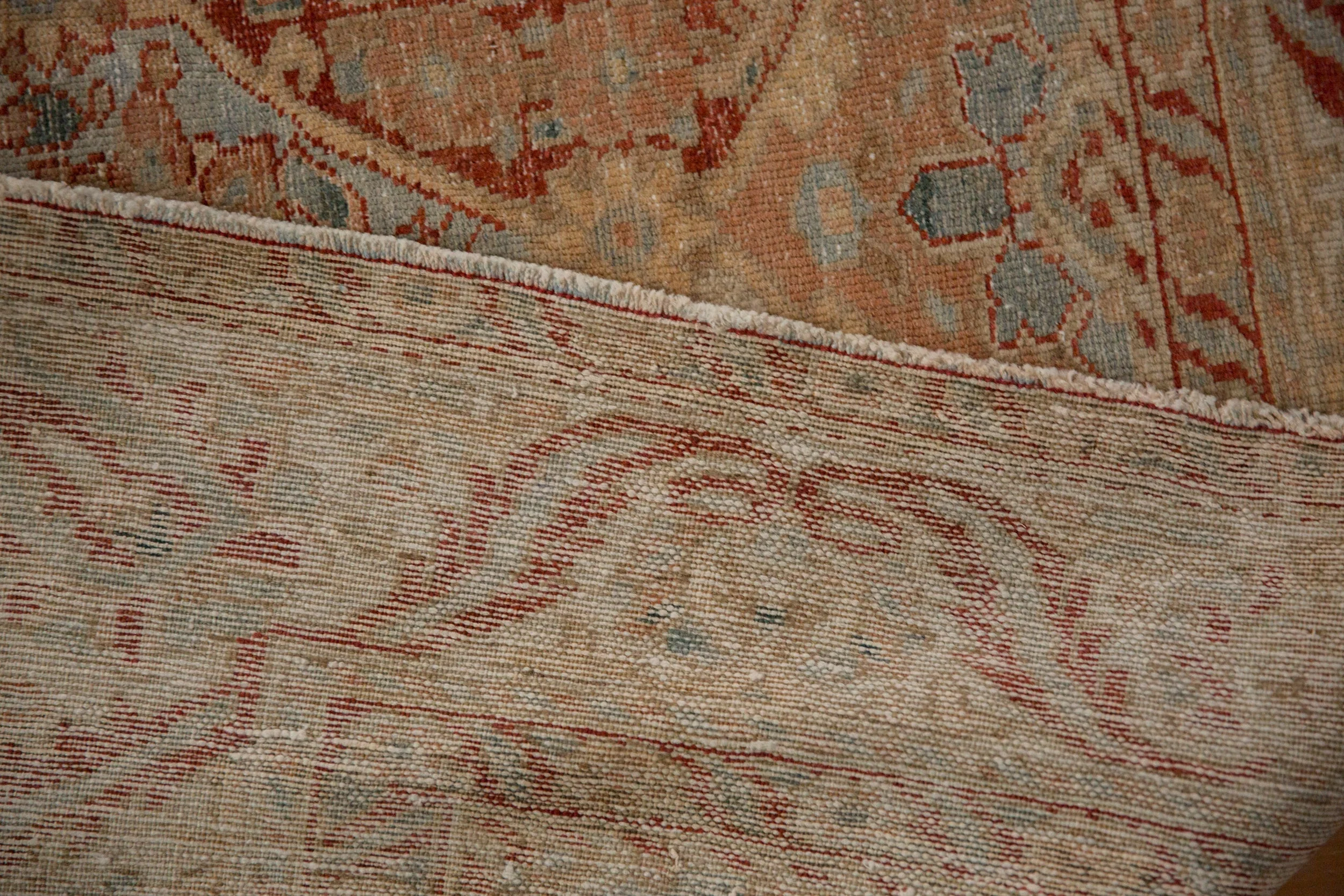 7x10 Vintage Distressed Bakhtiari Carpet - Image 12