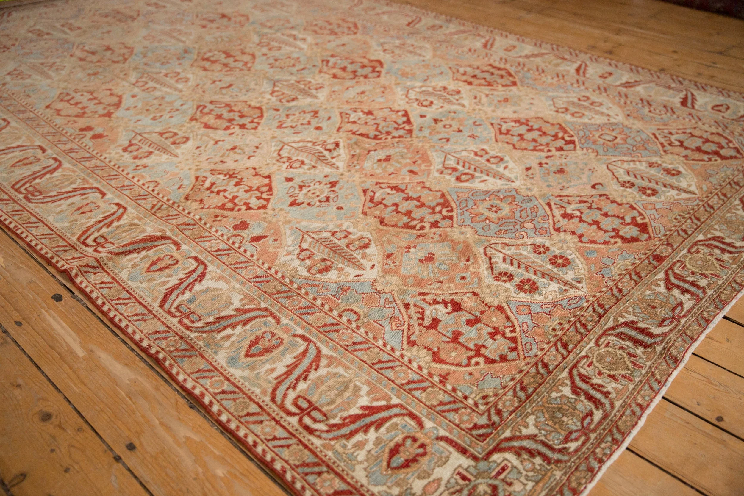 7x10 Vintage Distressed Bakhtiari Carpet - Image 4