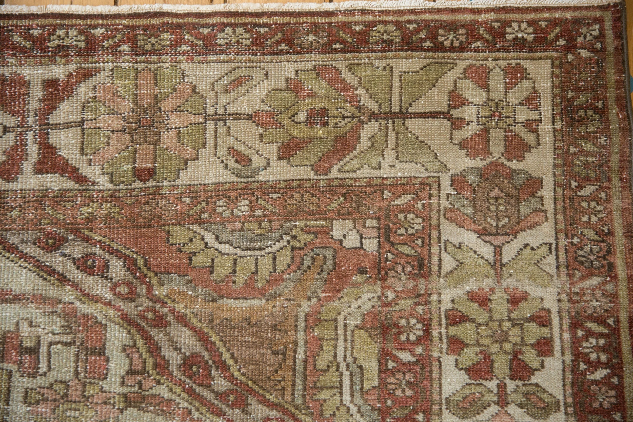 7x10 Vintage Distressed Baktiari Carpet - Image 3