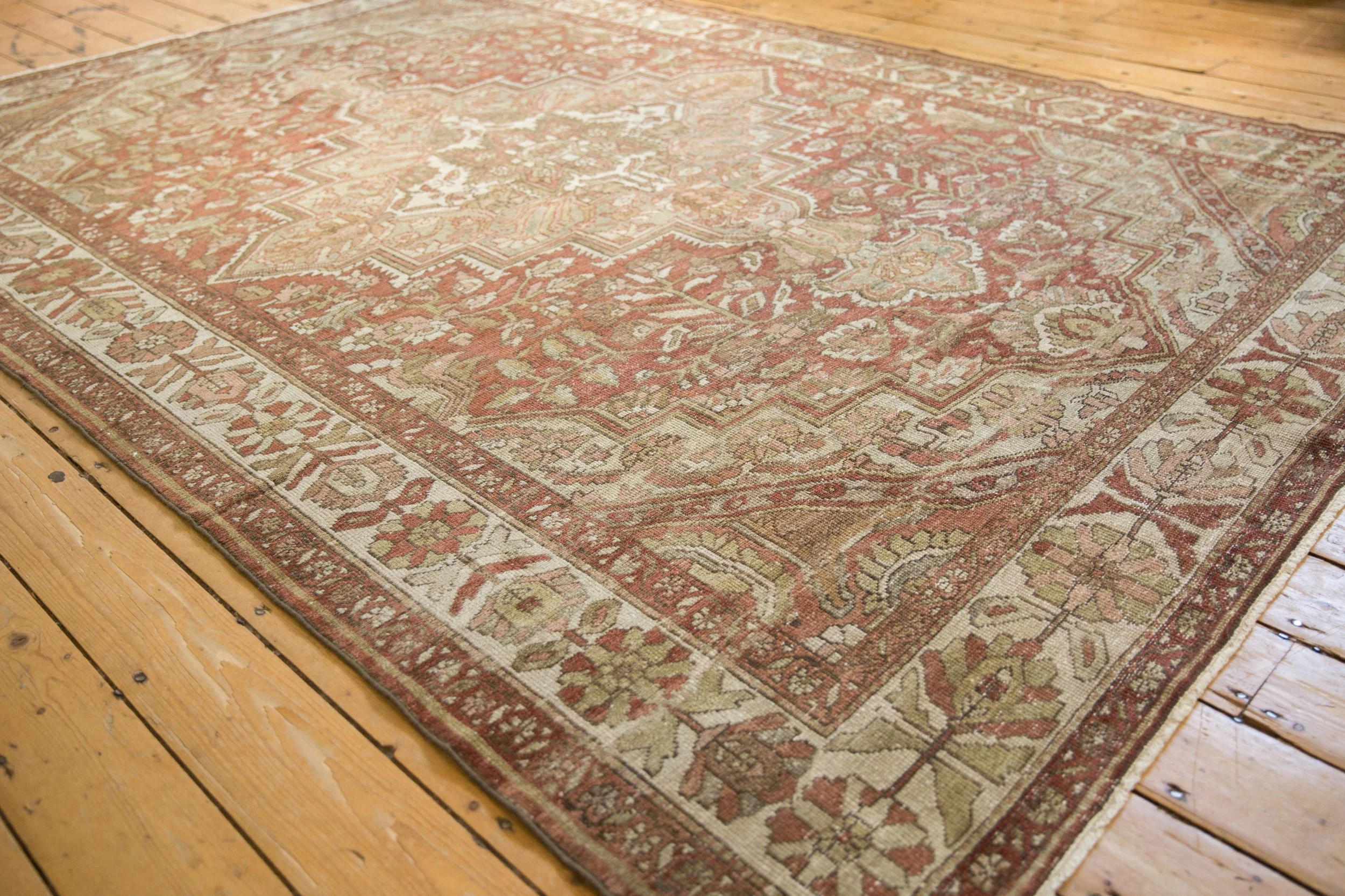 7x10 Vintage Distressed Baktiari Carpet - Image 4