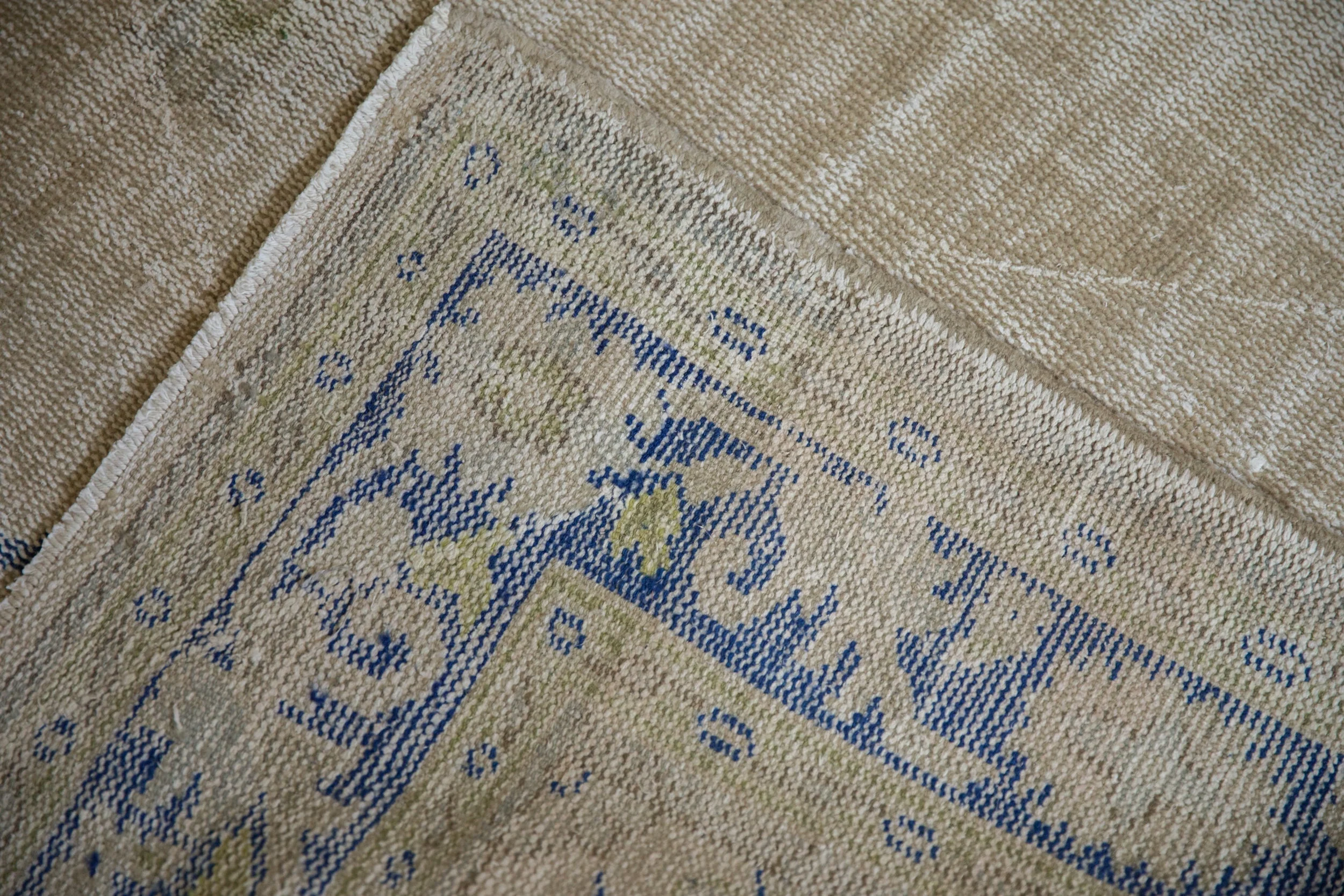 7x10 Vintage Distressed Oushak Carpet - Image 11