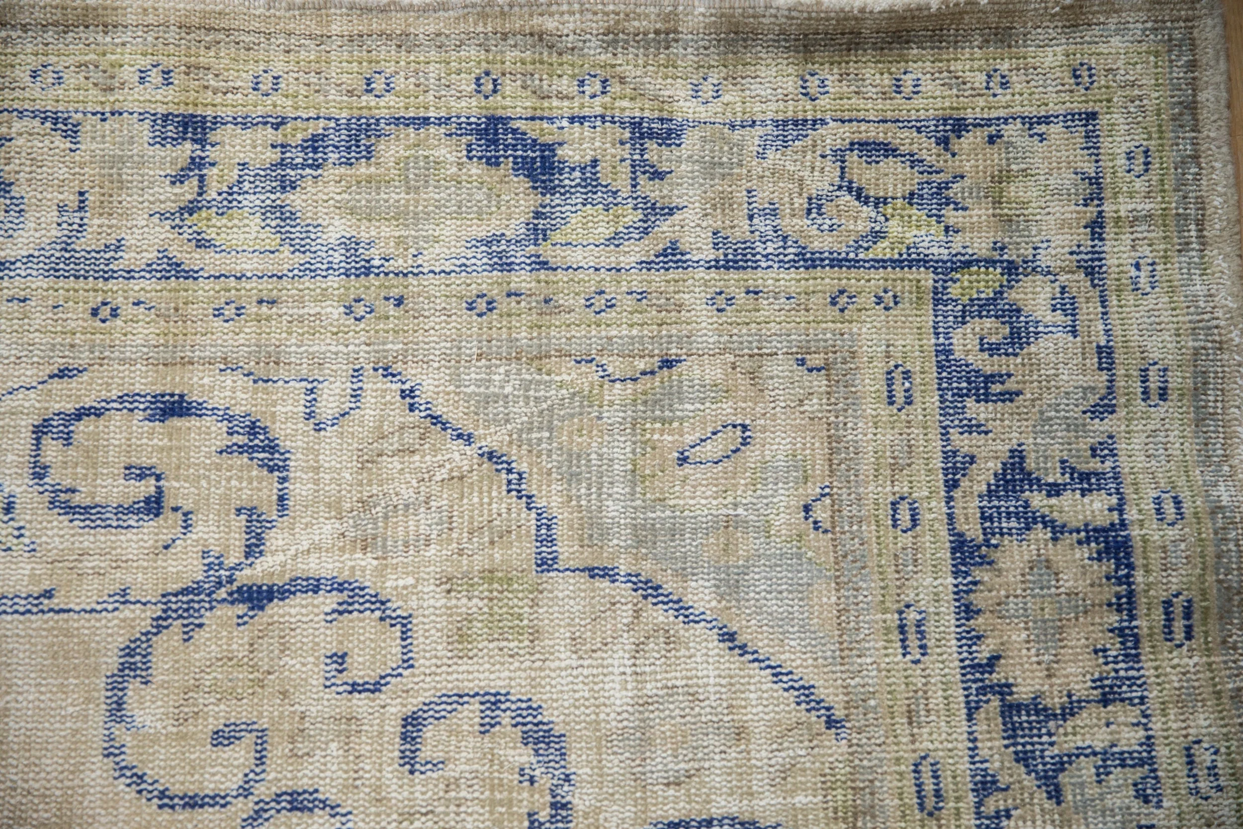 7x10 Vintage Distressed Oushak Carpet - Image 3