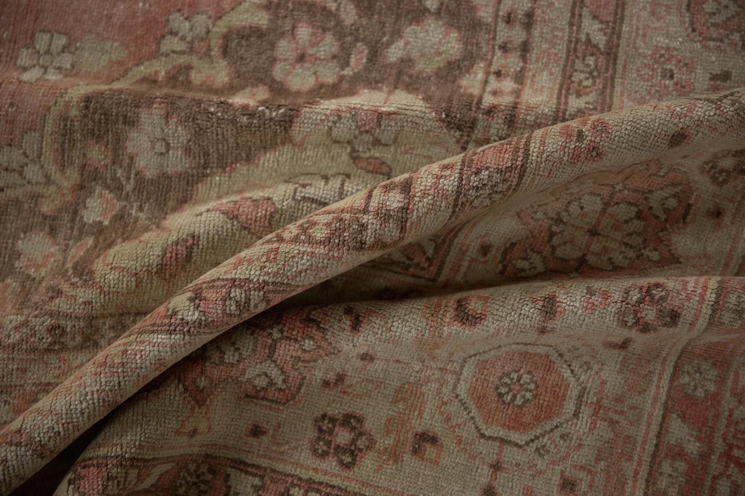 7x10 Vintage Distressed Oushak Carpet - Image 10