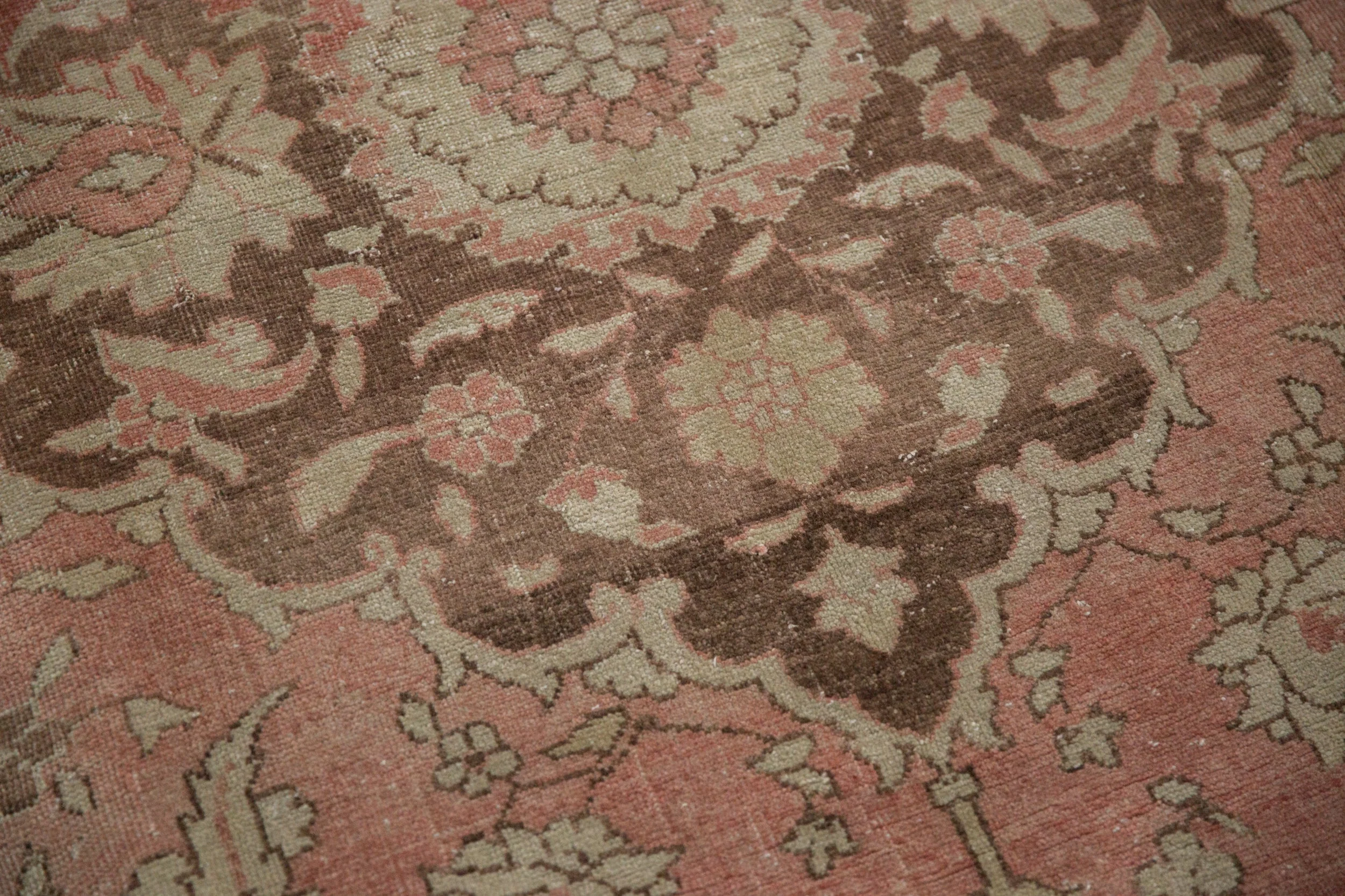 7x10 Vintage Distressed Oushak Carpet - Image 12