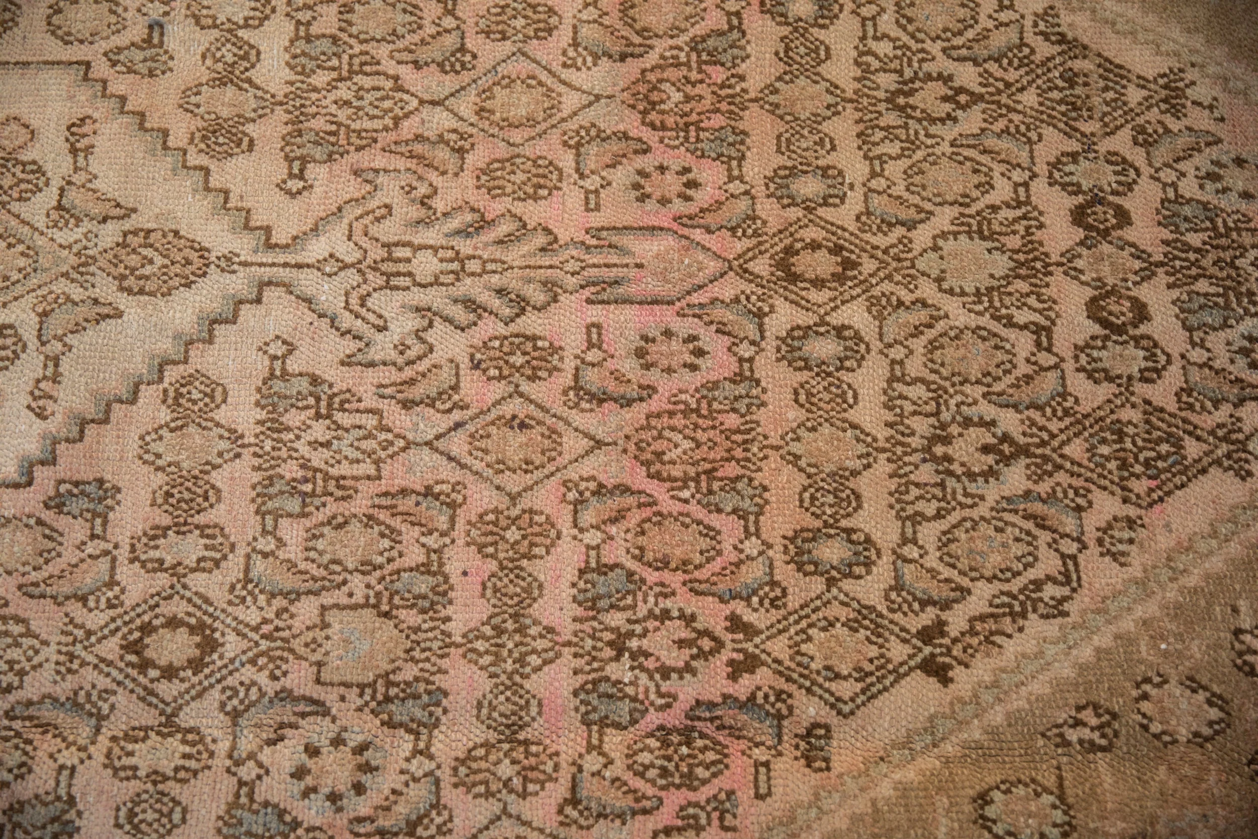 7x10 Vintage Distressed Overdyed Bibikabad Carpet - Image 10