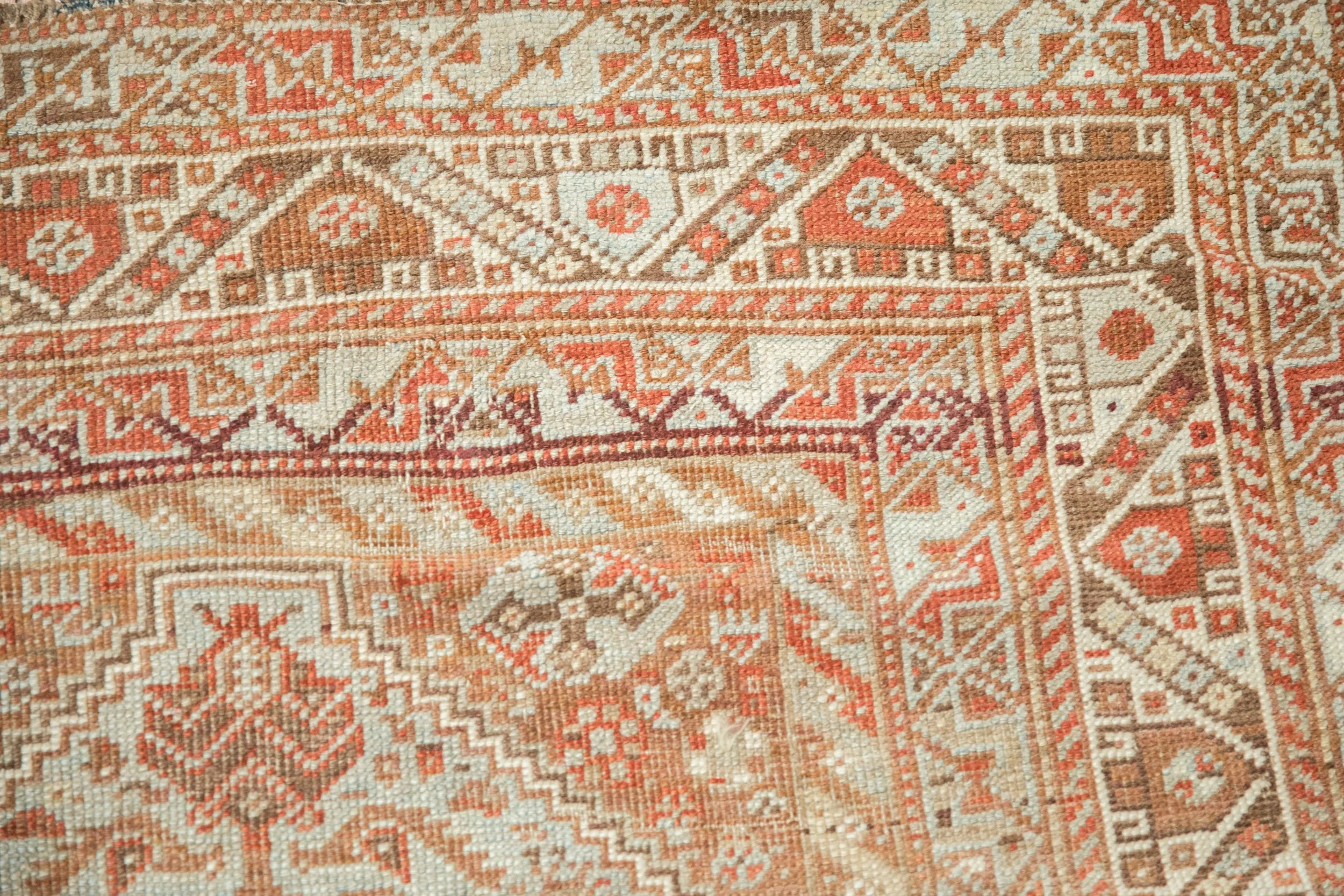 7x10 Vintage Distressed Shiraz Carpet - Image 4