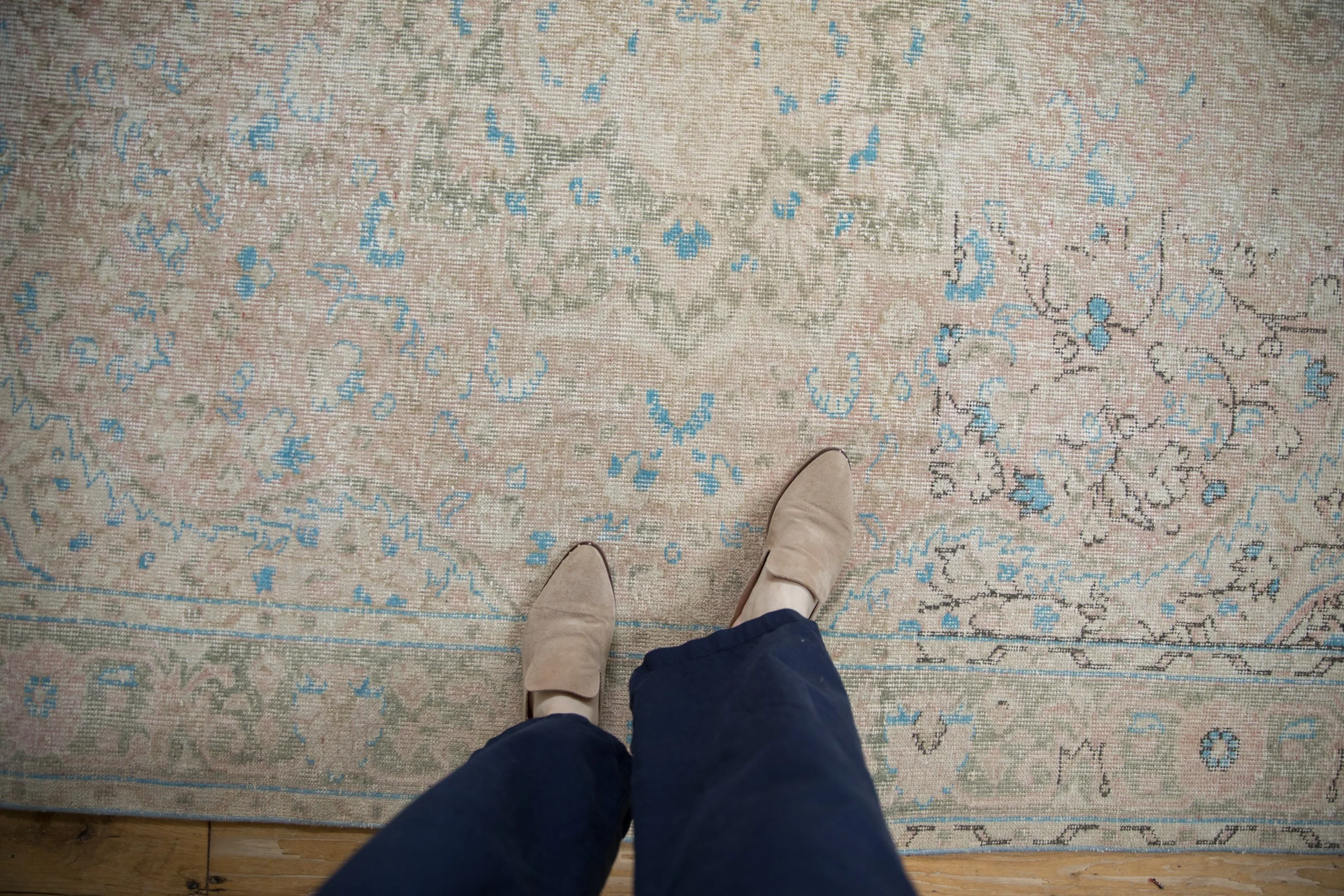7x10 Vintage Distressed Sparta Carpet - Image 2