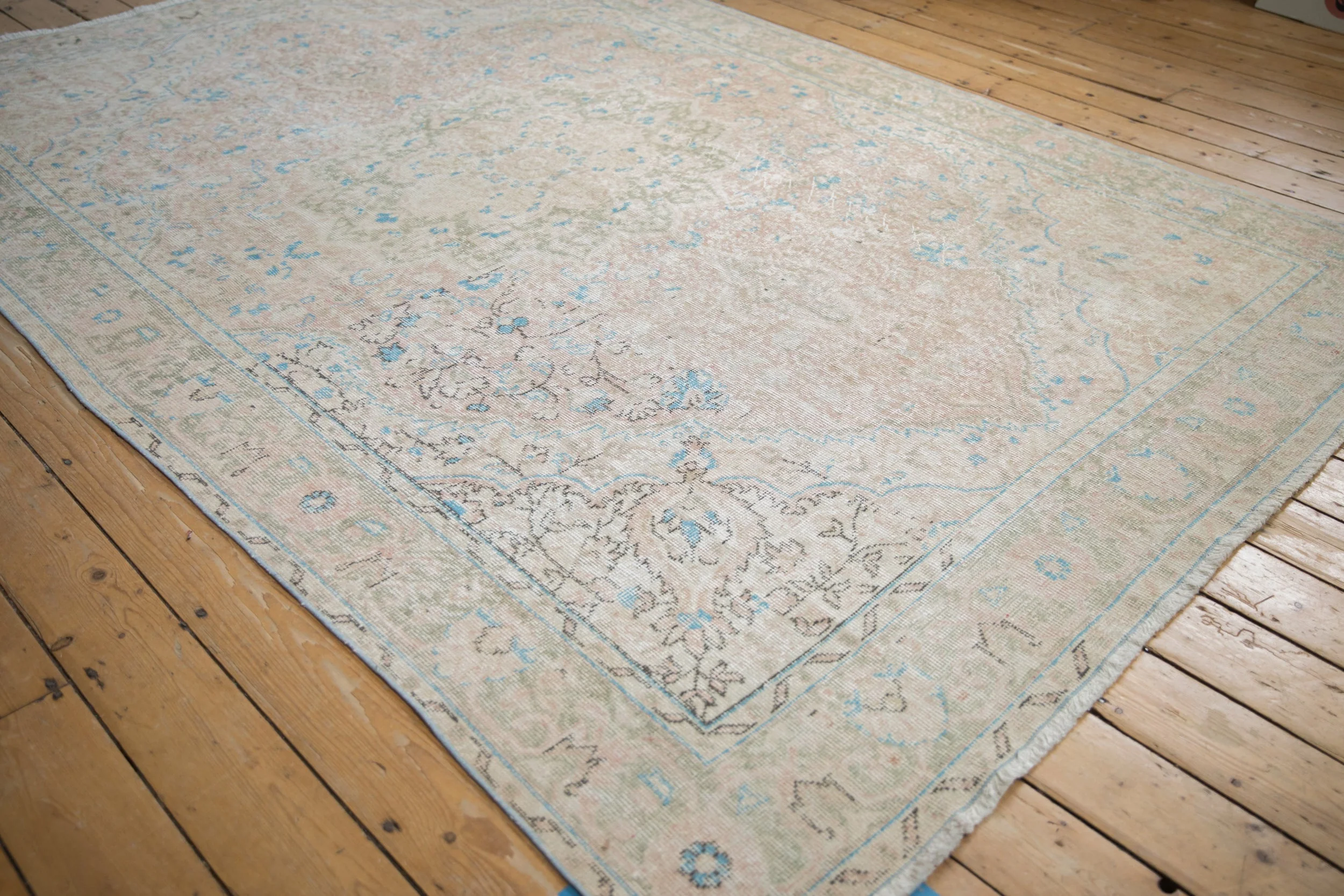 7x10 Vintage Distressed Sparta Carpet - Image 3