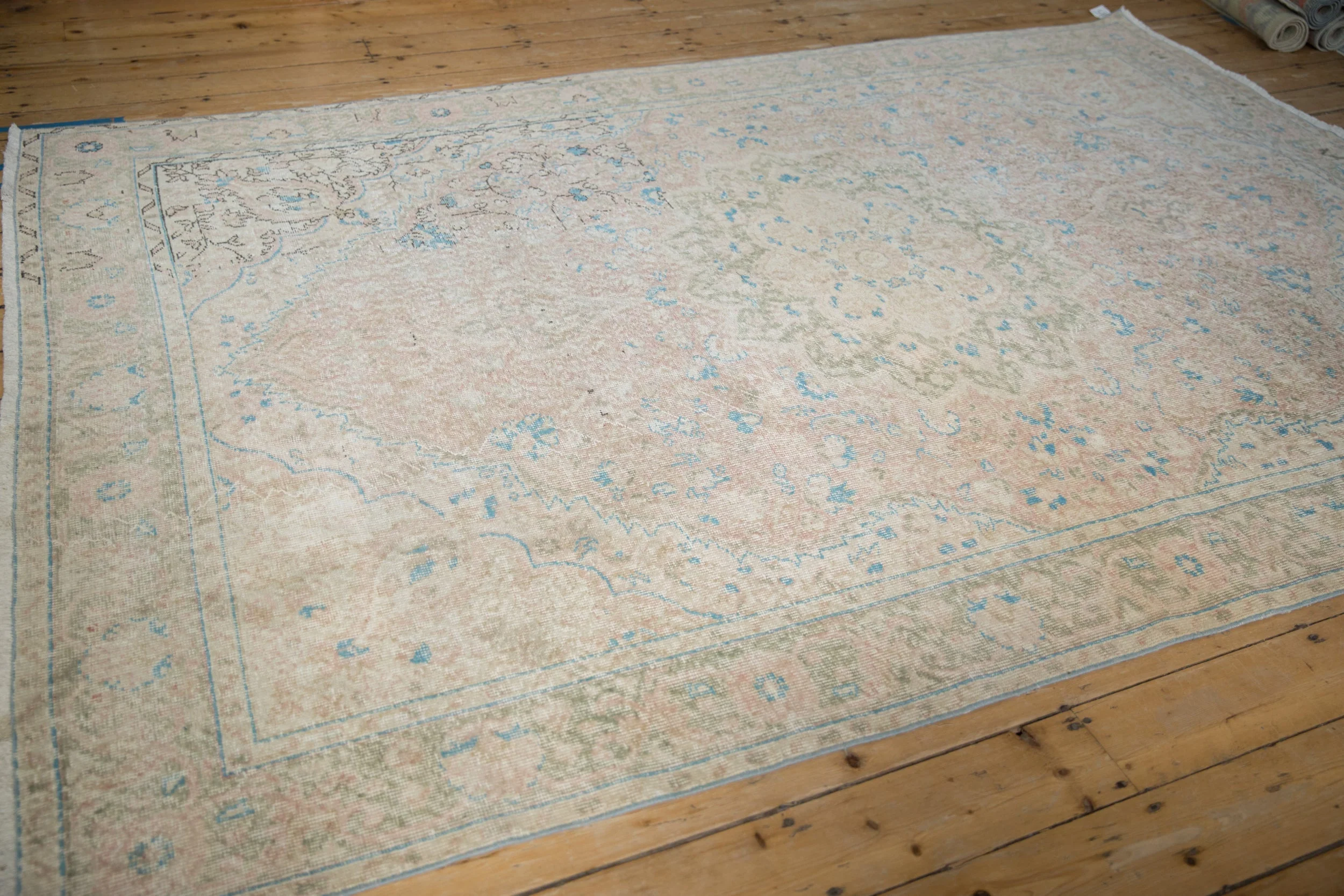 7x10 Vintage Distressed Sparta Carpet - Image 5