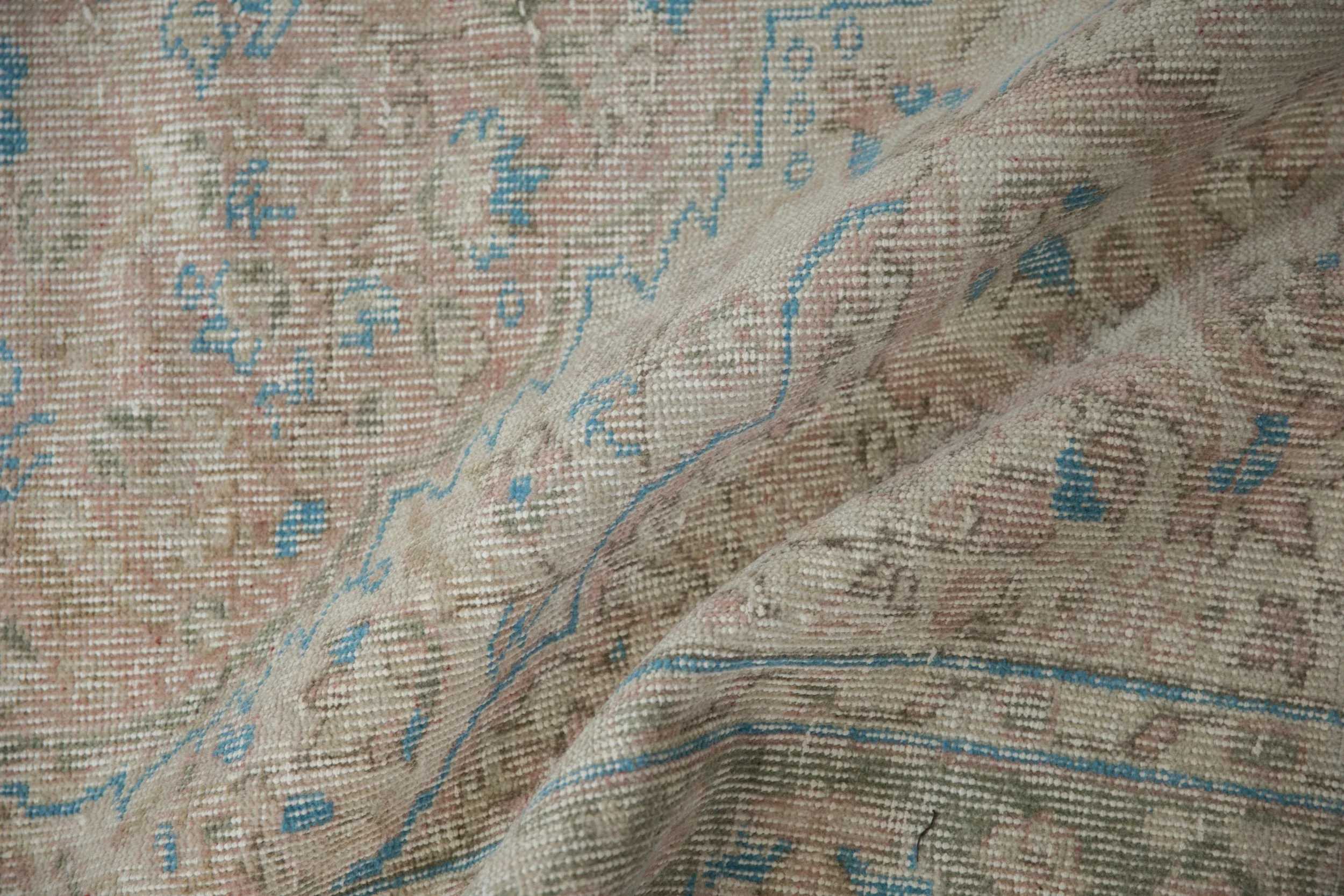 7x10 Vintage Distressed Sparta Carpet - Image 9