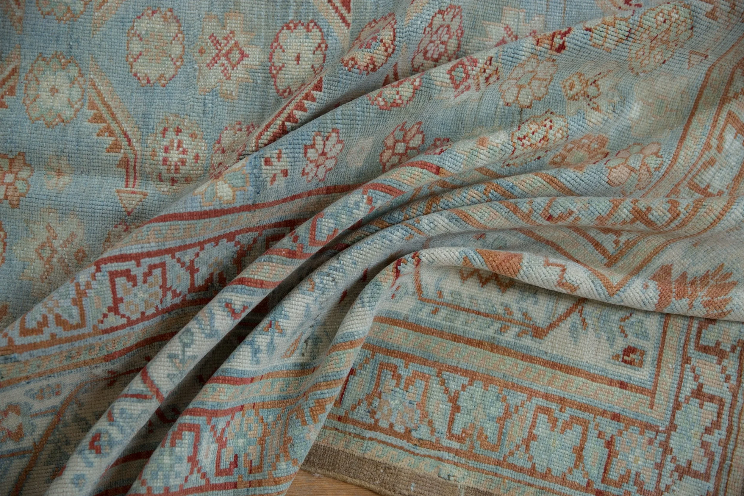 7x10 Vintage Fine Distressed Malayer Carpet - Image 10