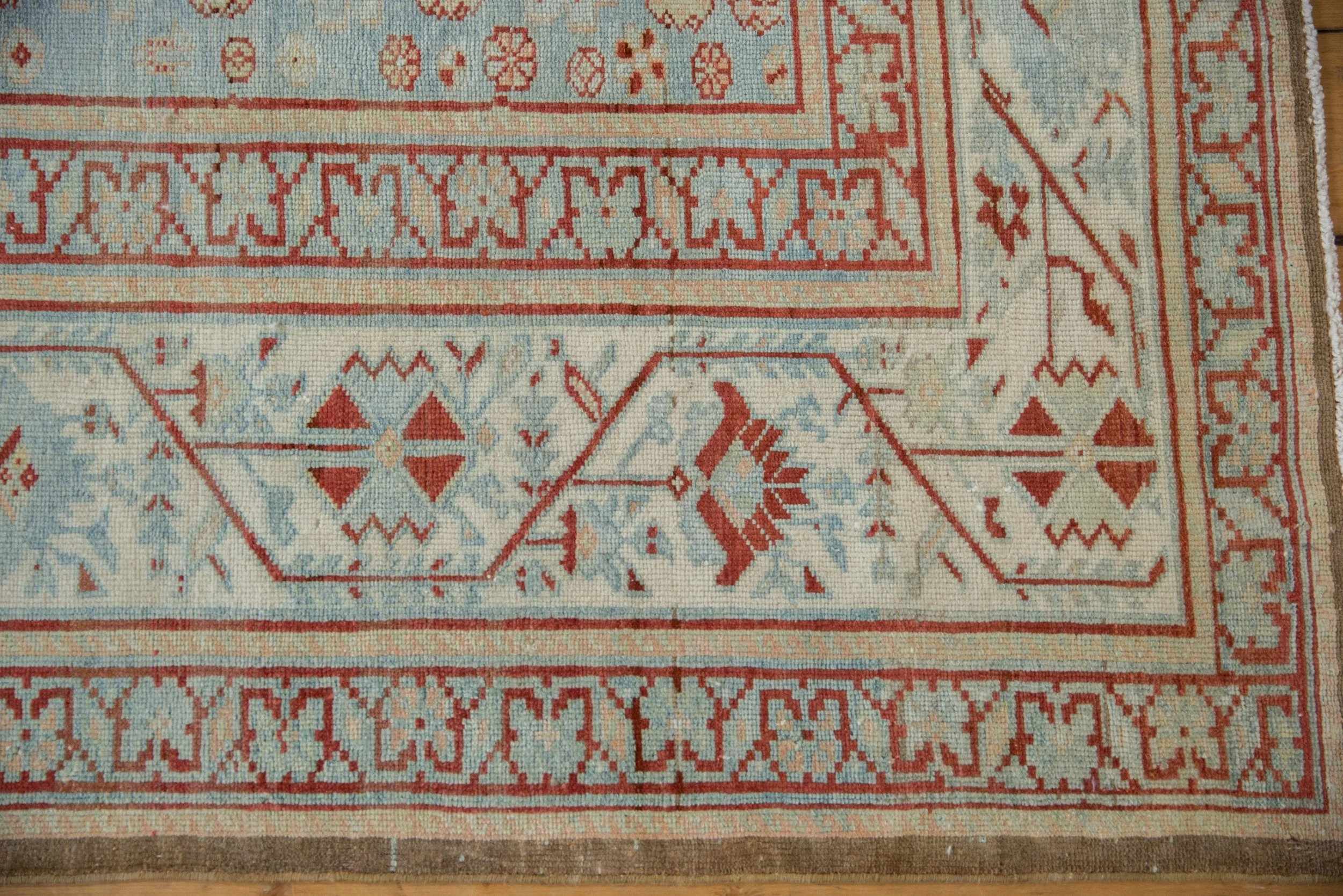7x10 Vintage Fine Distressed Malayer Carpet - Image 4