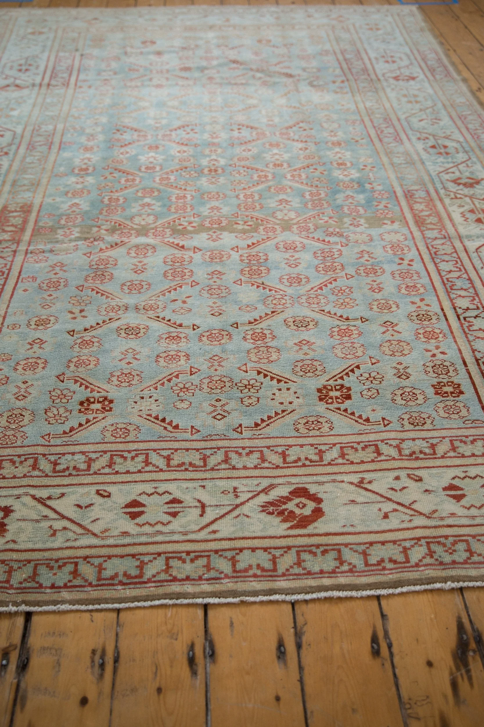7x10 Vintage Fine Distressed Malayer Carpet - Image 5